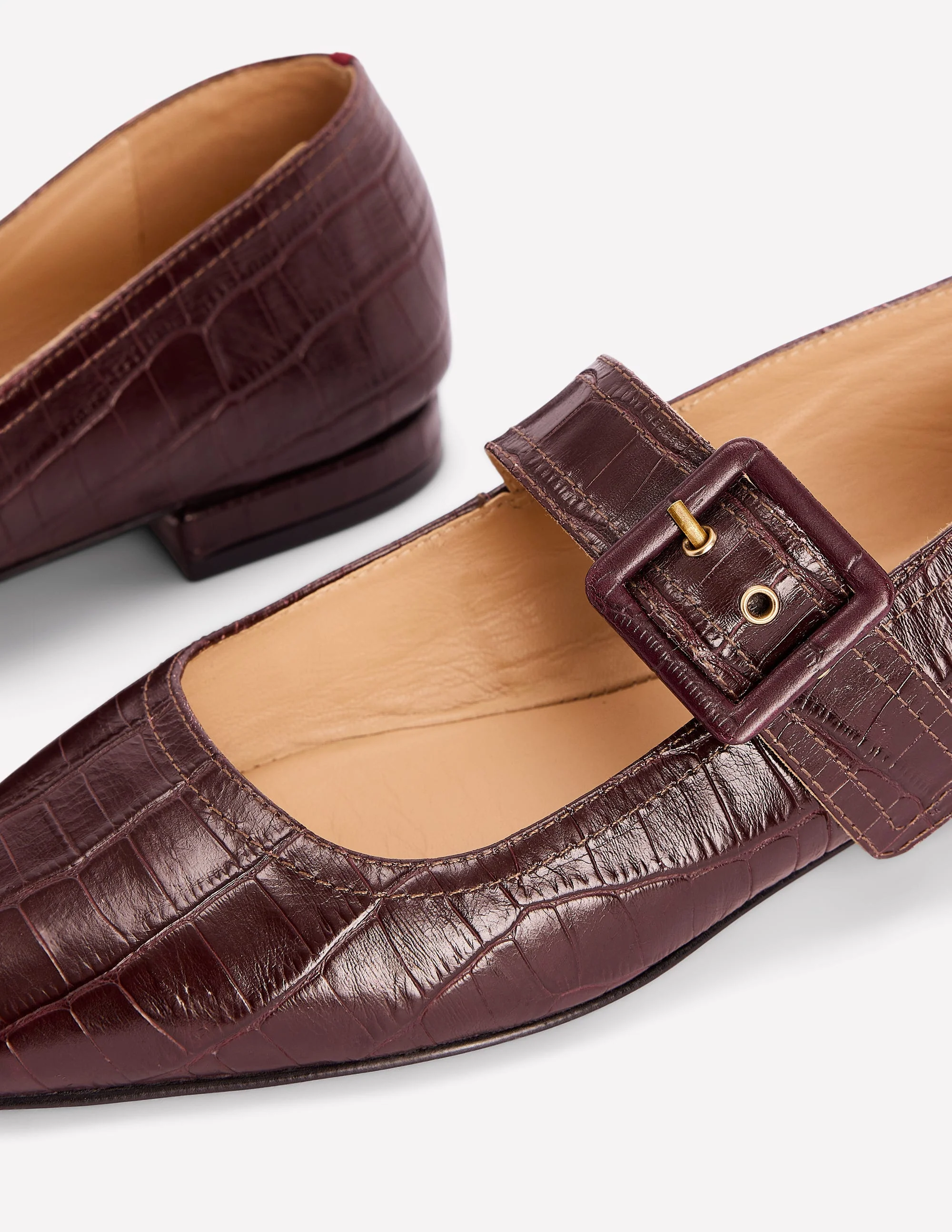 Vic Mary Janes mit geformter Spitze-Oxblood - Image 4