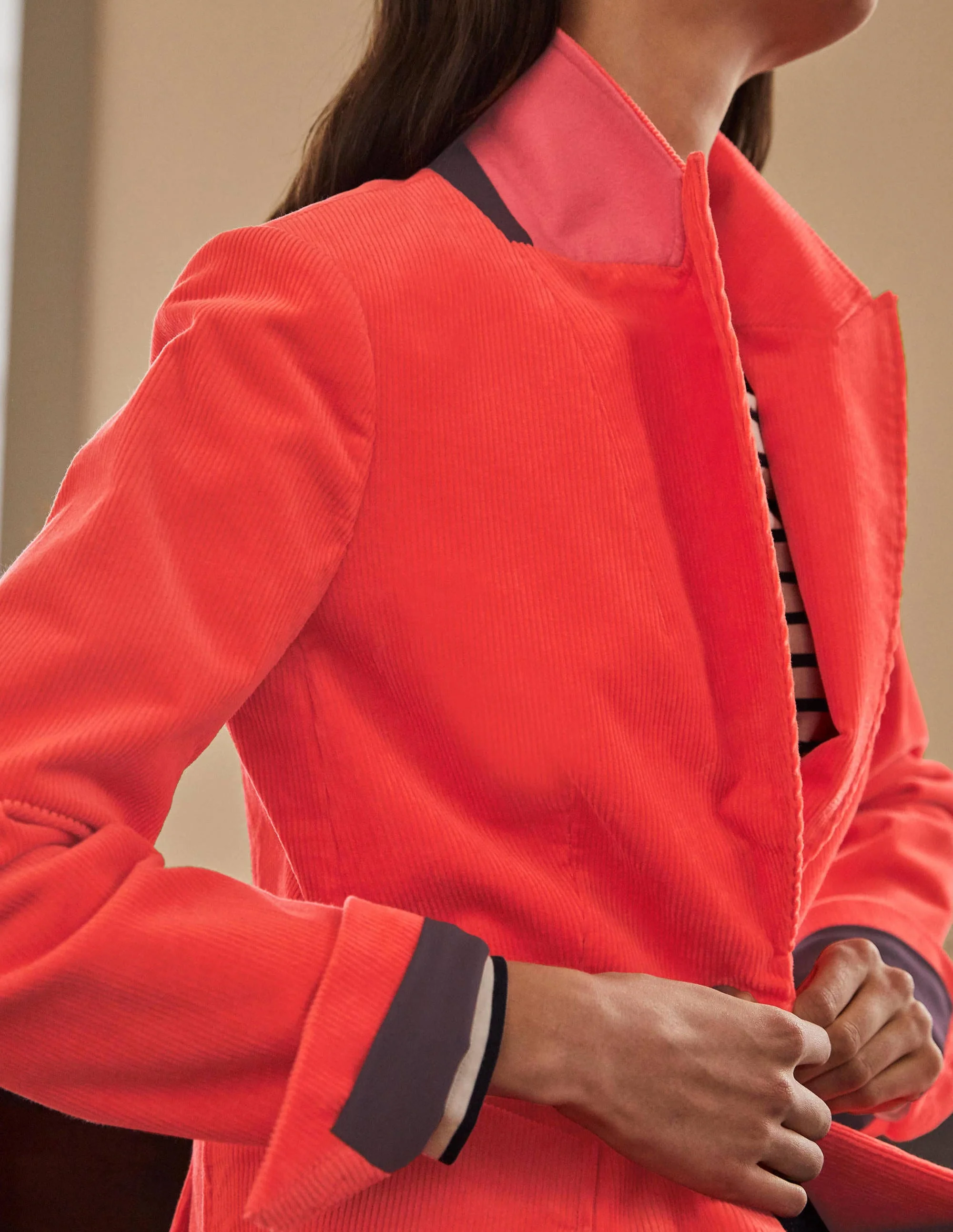 Victoria Blazer-Korallenrot
