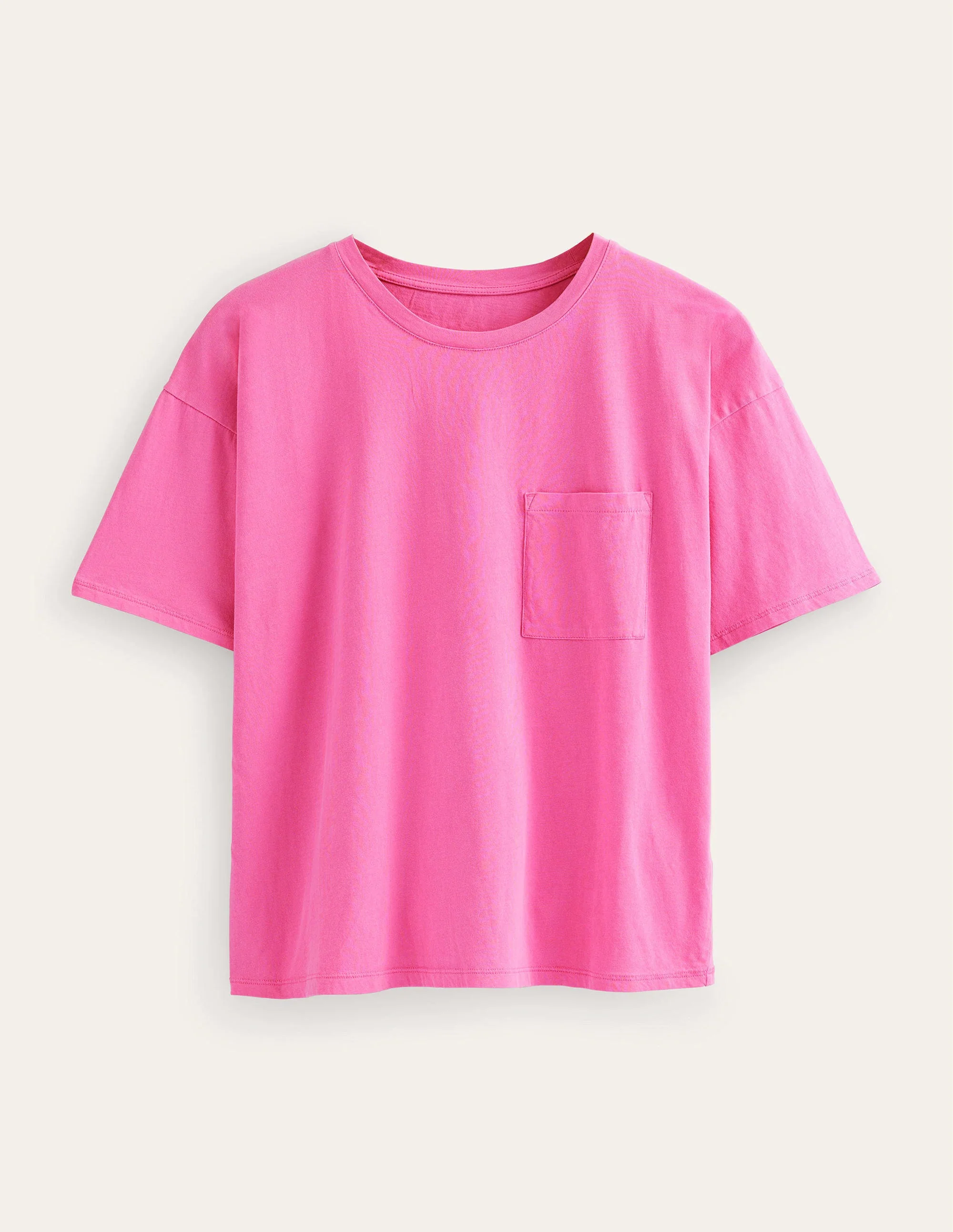 Vorgewaschenes Oversize-T-Shirt-Pflaumenblüte - Image 5