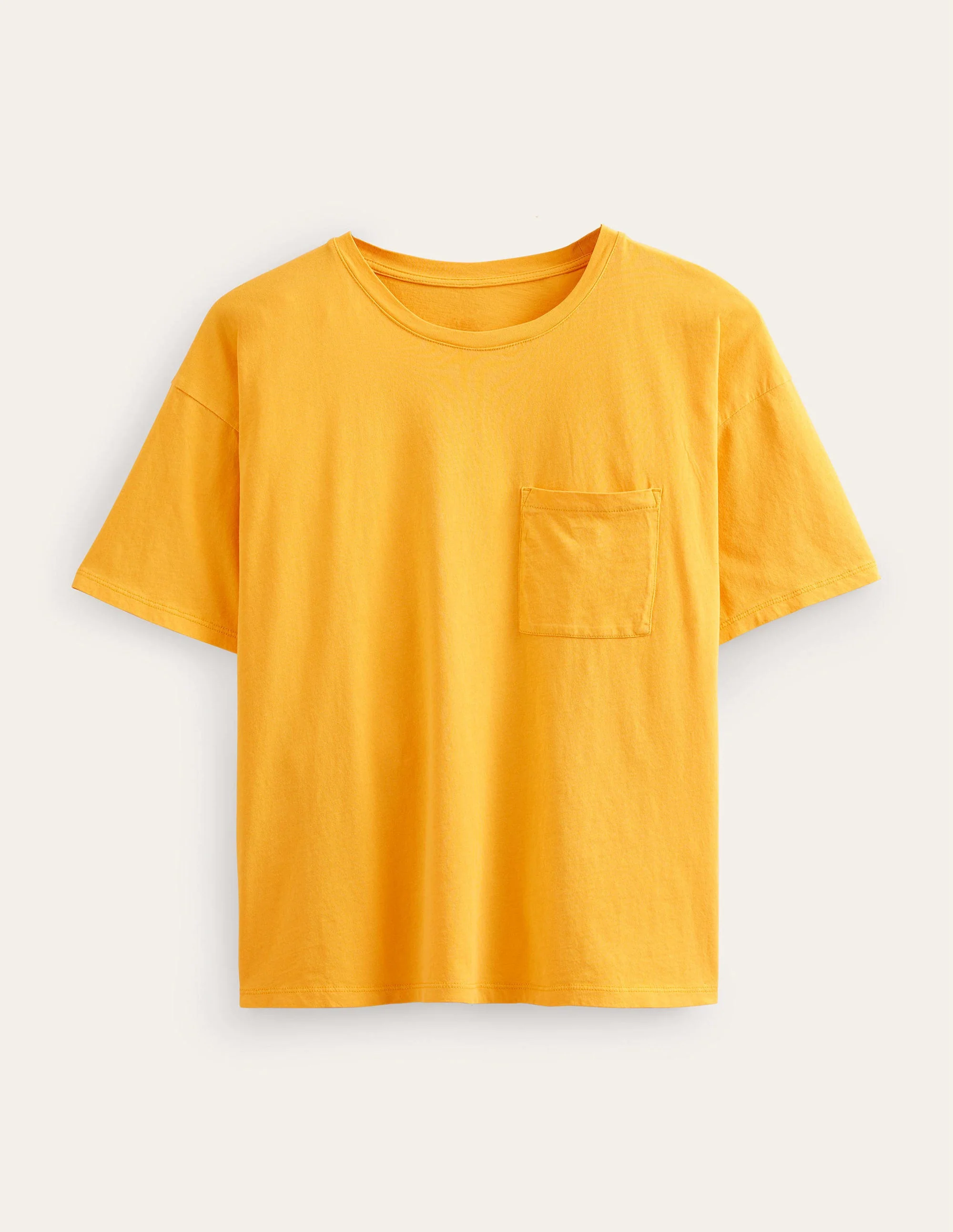 Vorgewaschenes Oversize-T-Shirt-Ringelblumengelb - Image 6
