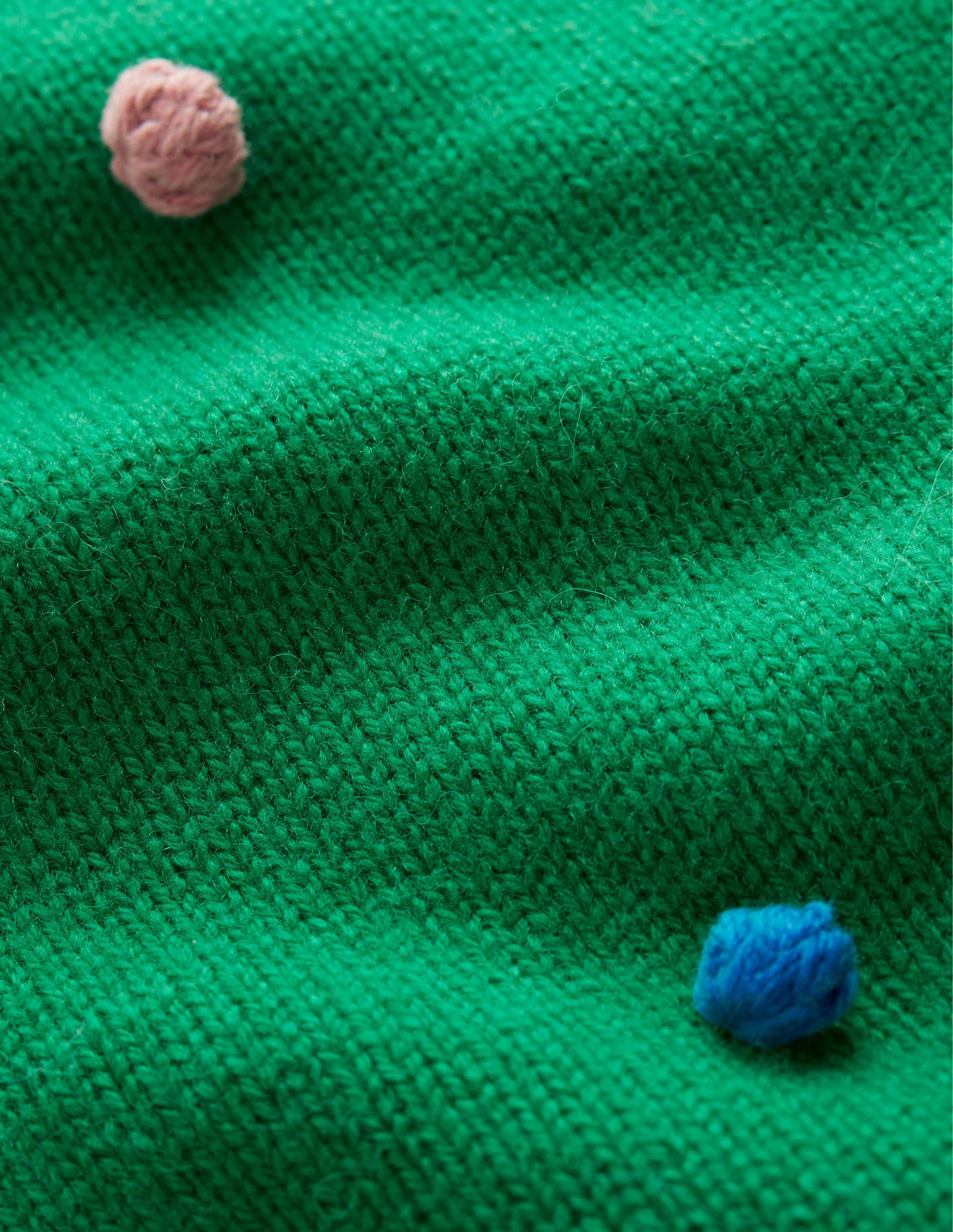 Weihnachtlicher Pompom-Pullover-Veridiangrün - Image 9