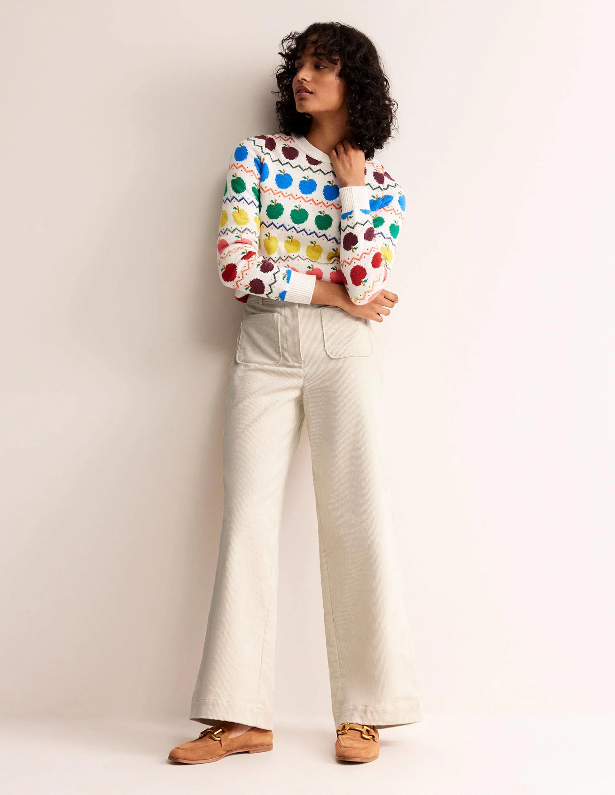 Westbourne Cordhose-Vanille