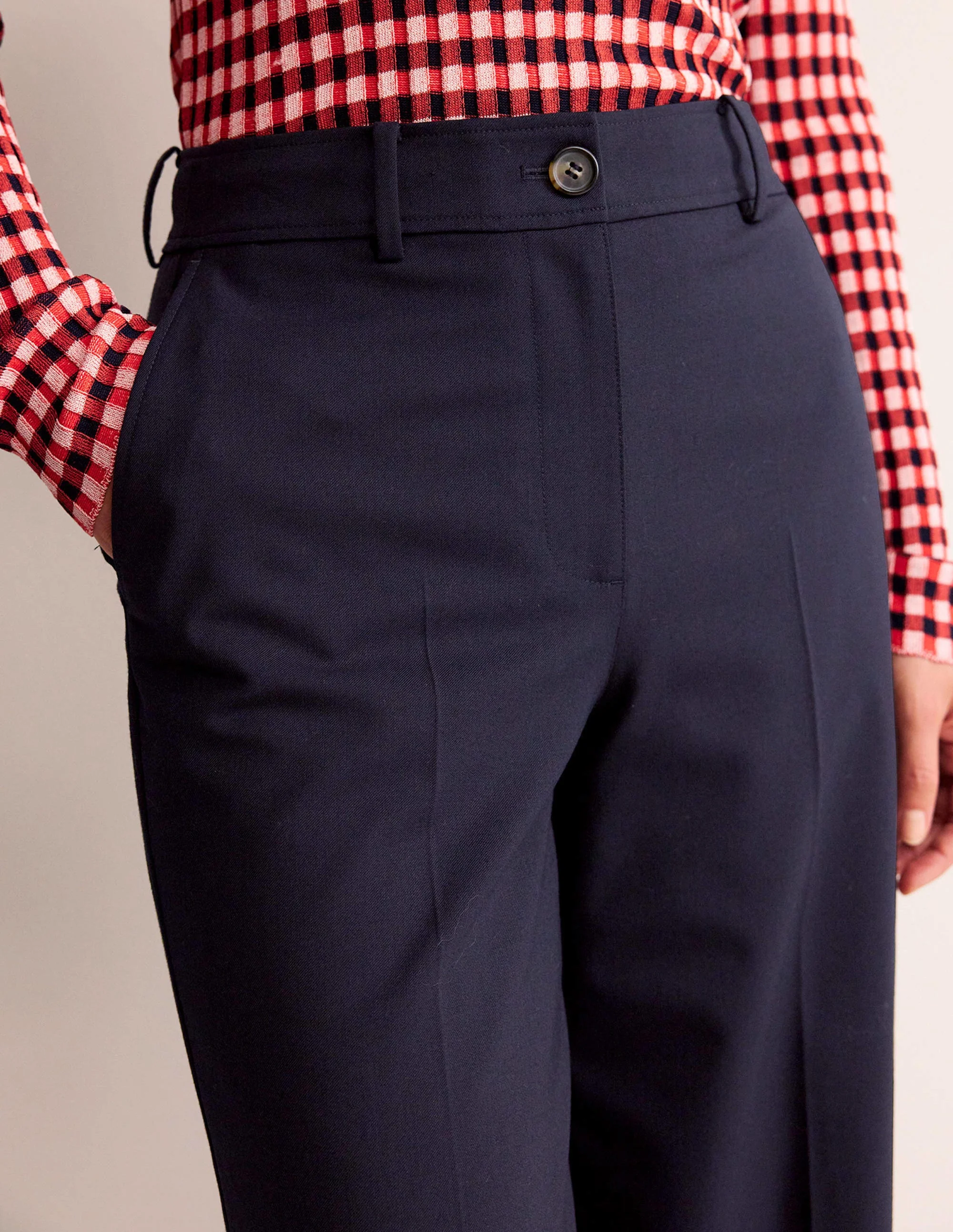 Westbourne Hose aus Wolltwill-Marineblau - Image 2