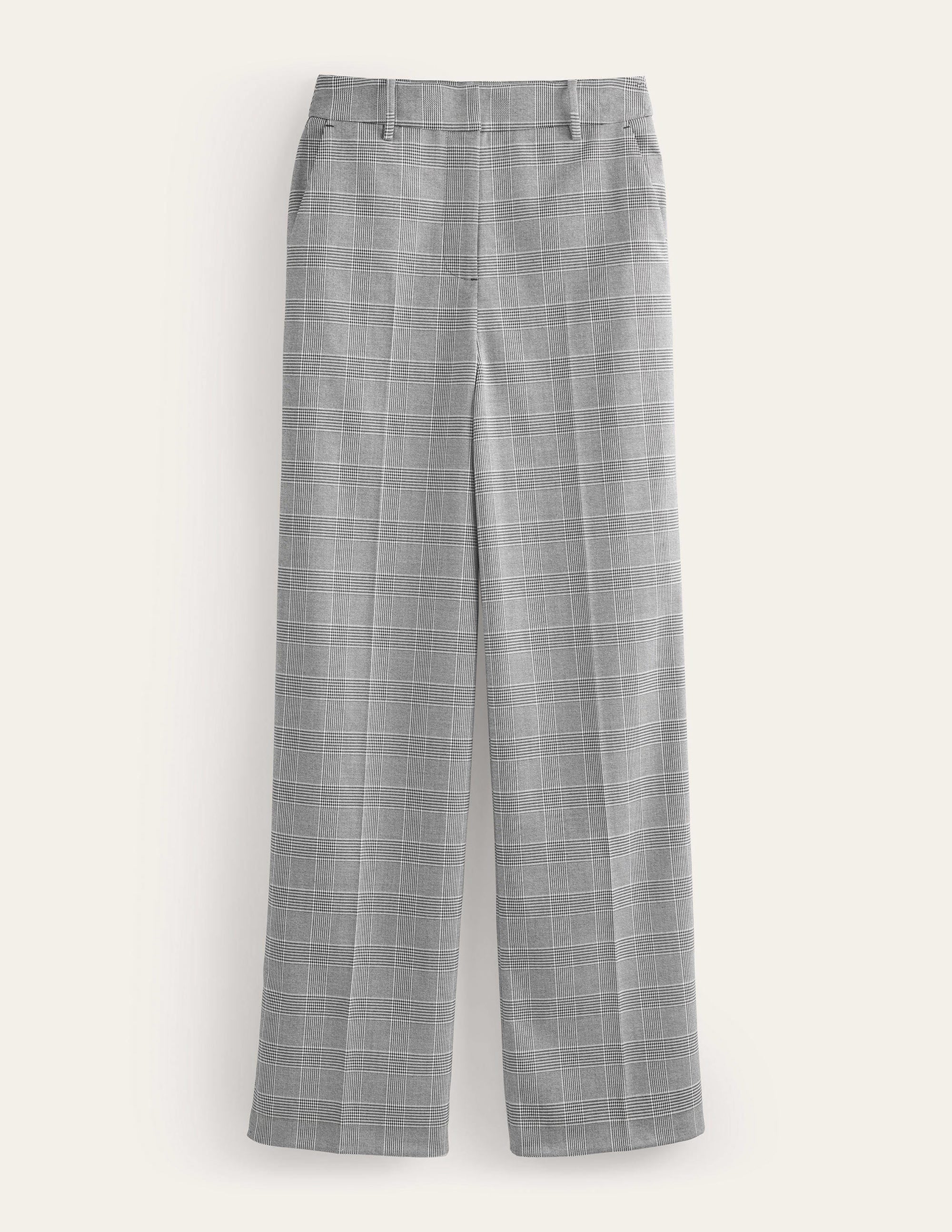 Westbourne Hose mit weitem Bein-Marineblau, Kariert/Seitenstreifen - Image 6