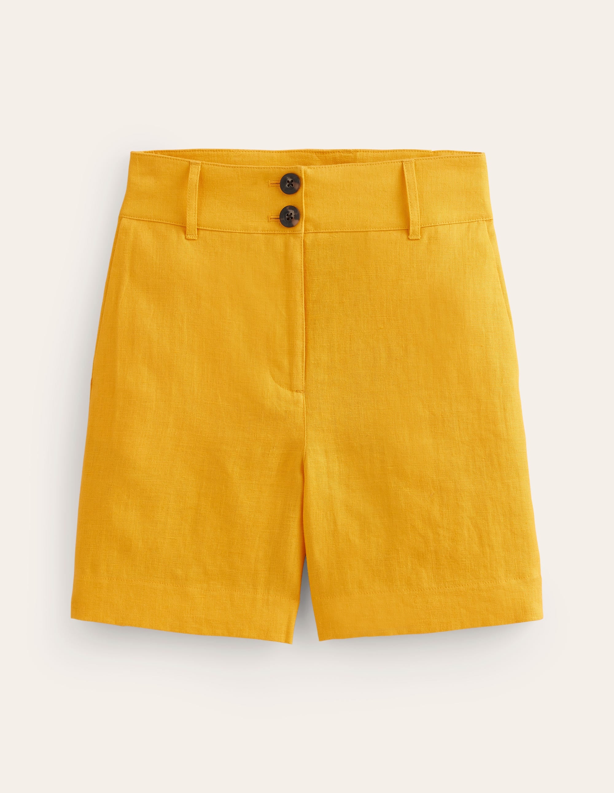 Westbourne Kurze Hose aus Leinen-Artisan-Gold - Image 6
