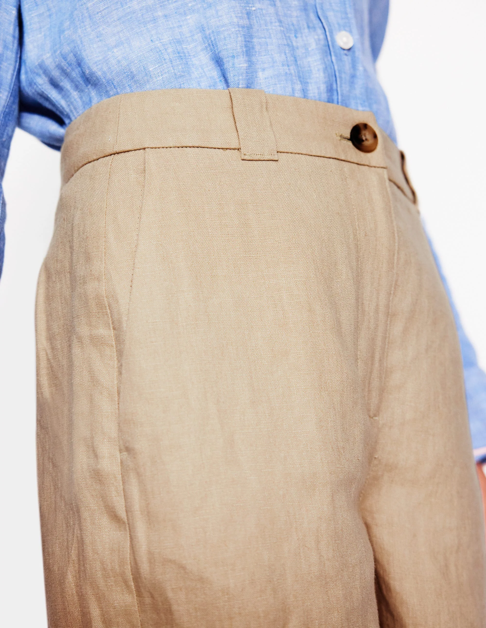 Westbourne Kurze Hose aus Leinen-Beige - Image 4
