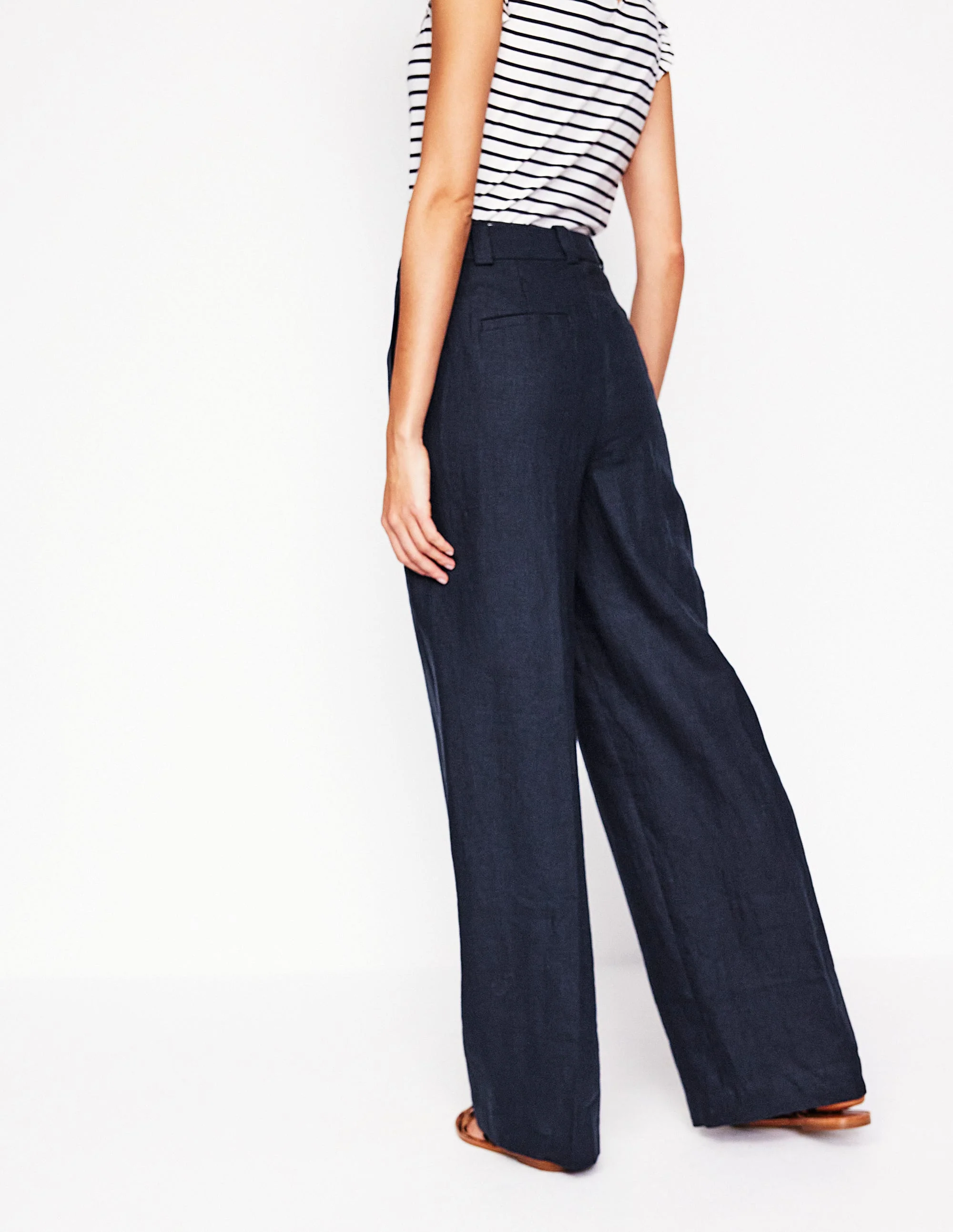 Westbourne Leinenhose-Marineblaue - Image 2