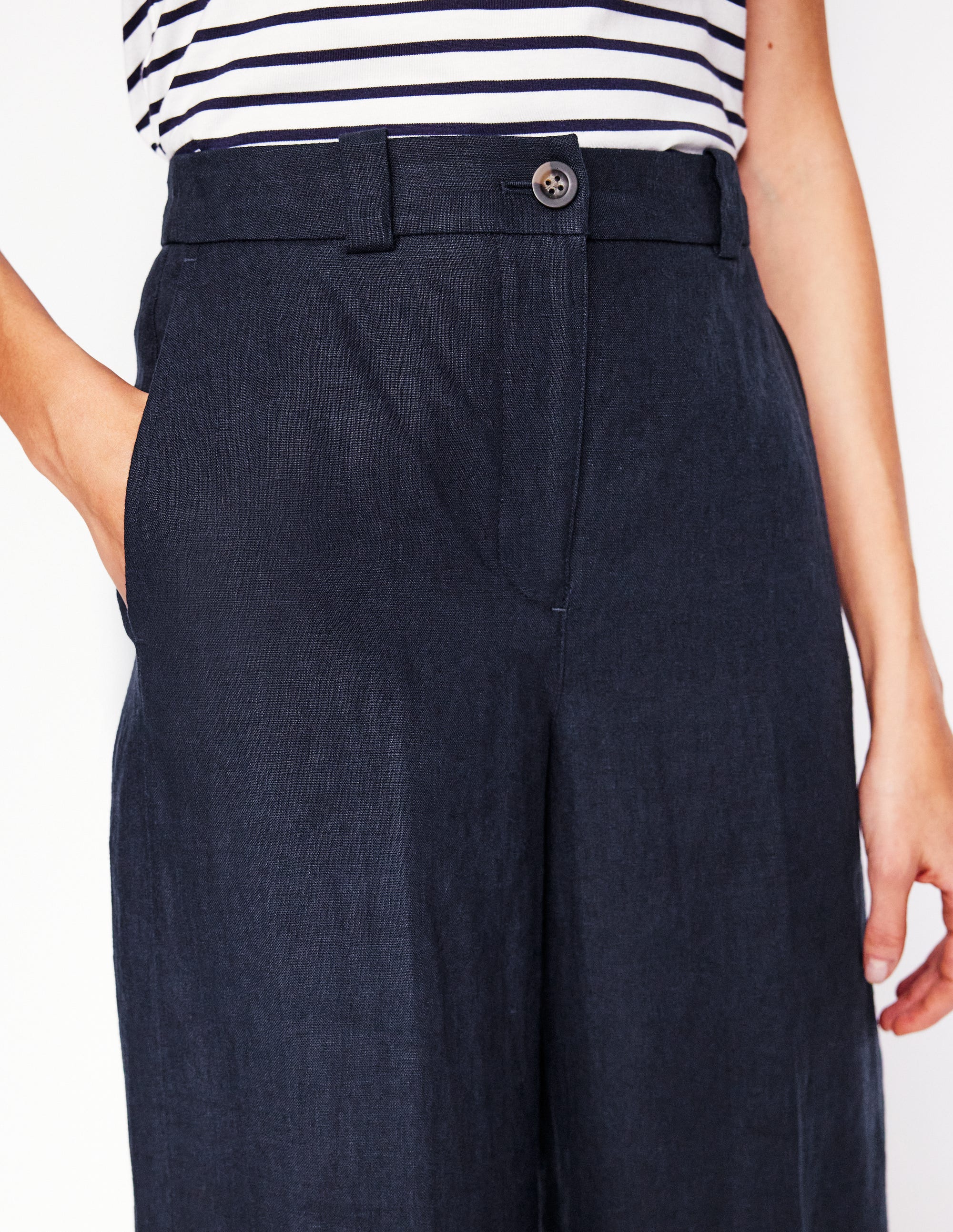 Westbourne Leinenhose-Marineblaue - Image 4