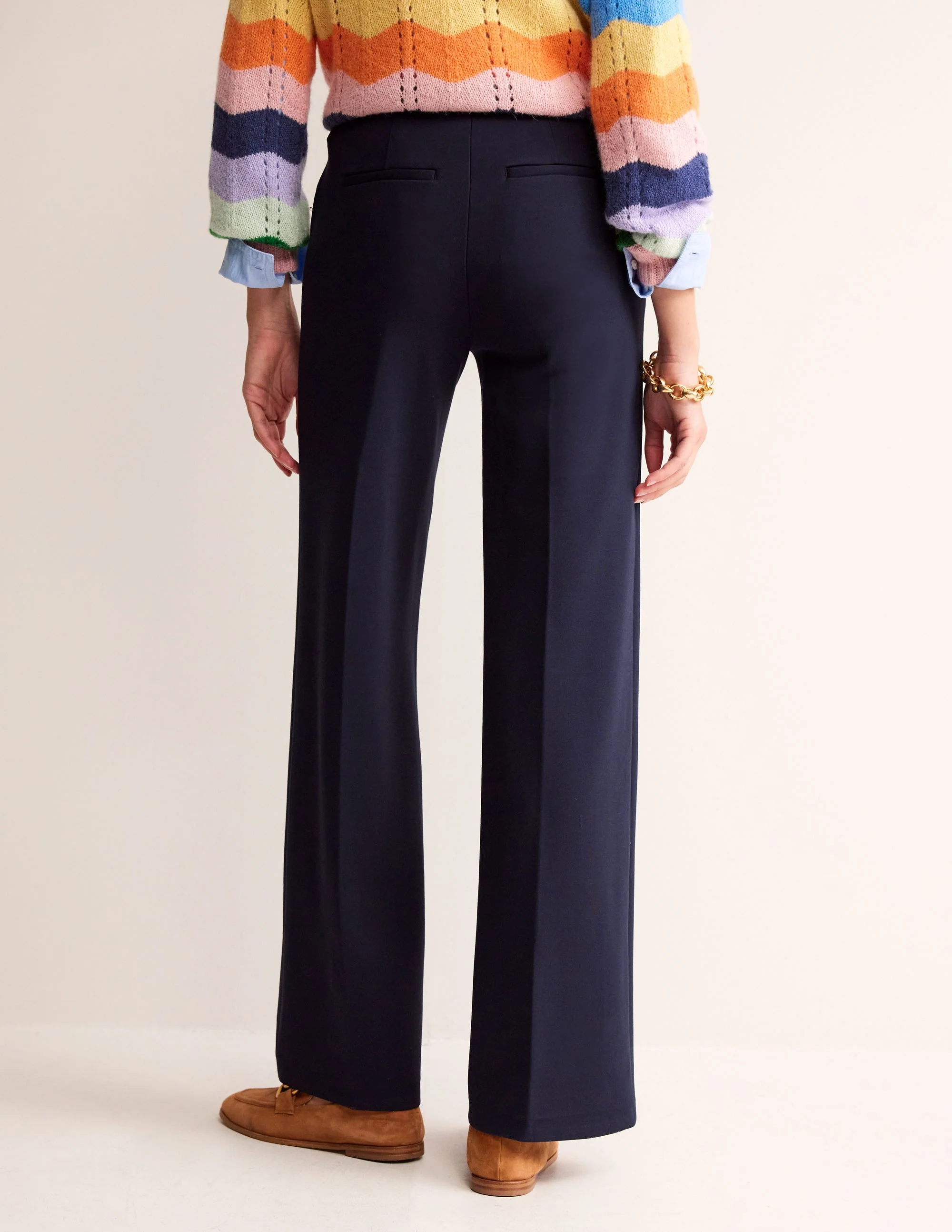 Westbourne Ponté-Hose-Aqua Marine Marl - Image 3