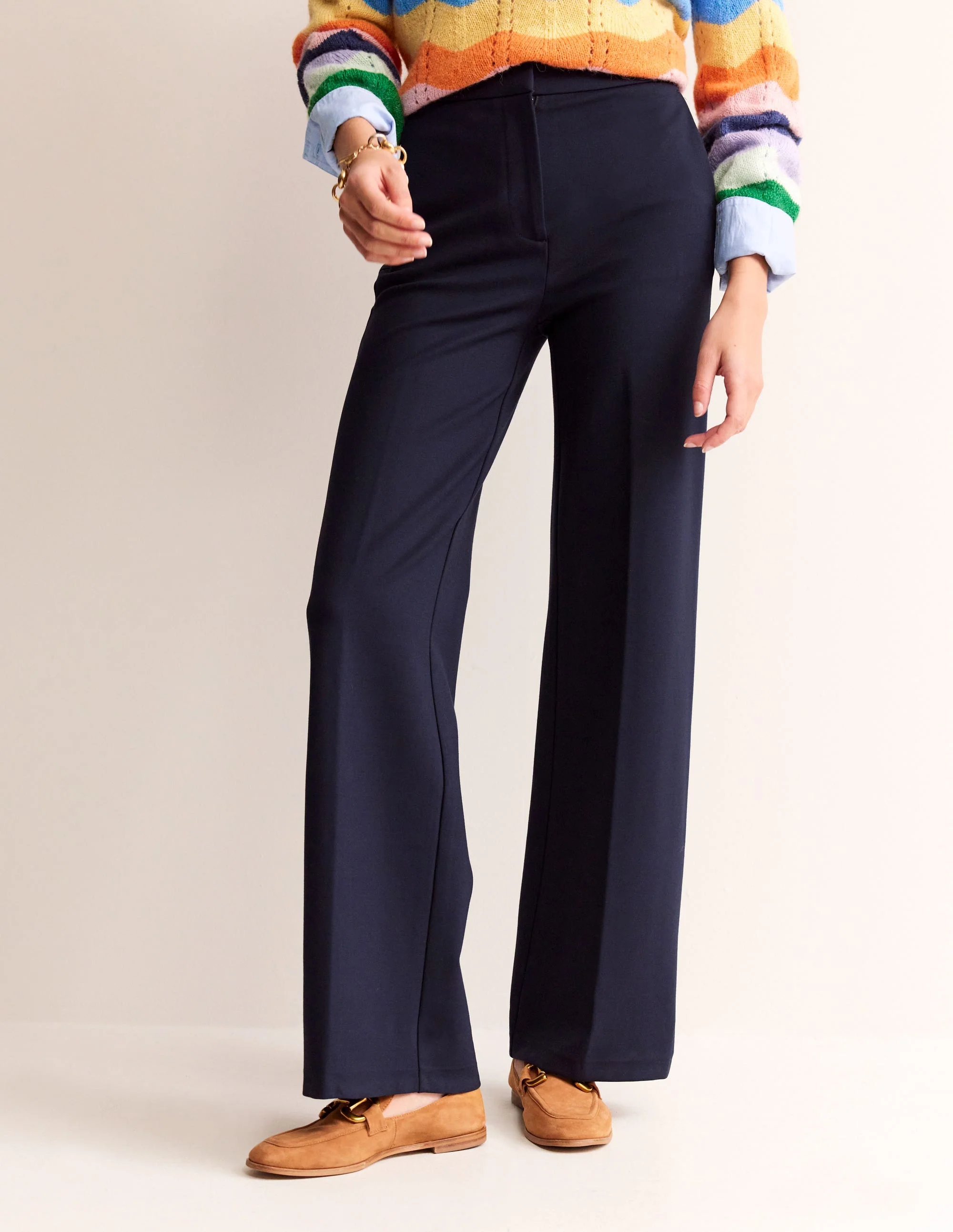 Westbourne Ponté-Hose-Aqua Marine Marl - Image 4