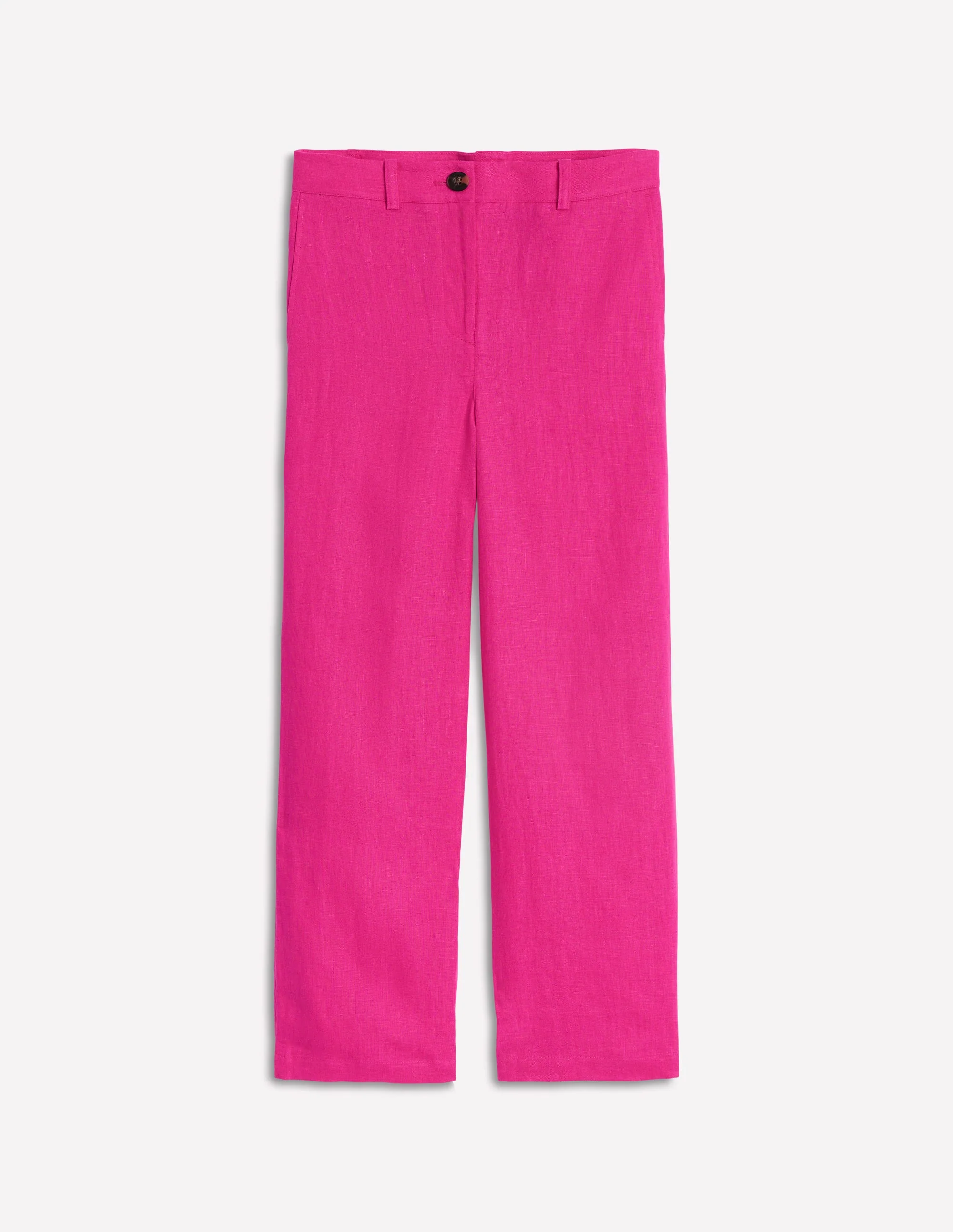 Westbourne Verkürzte Leinenhose-Rosarot - Image 5