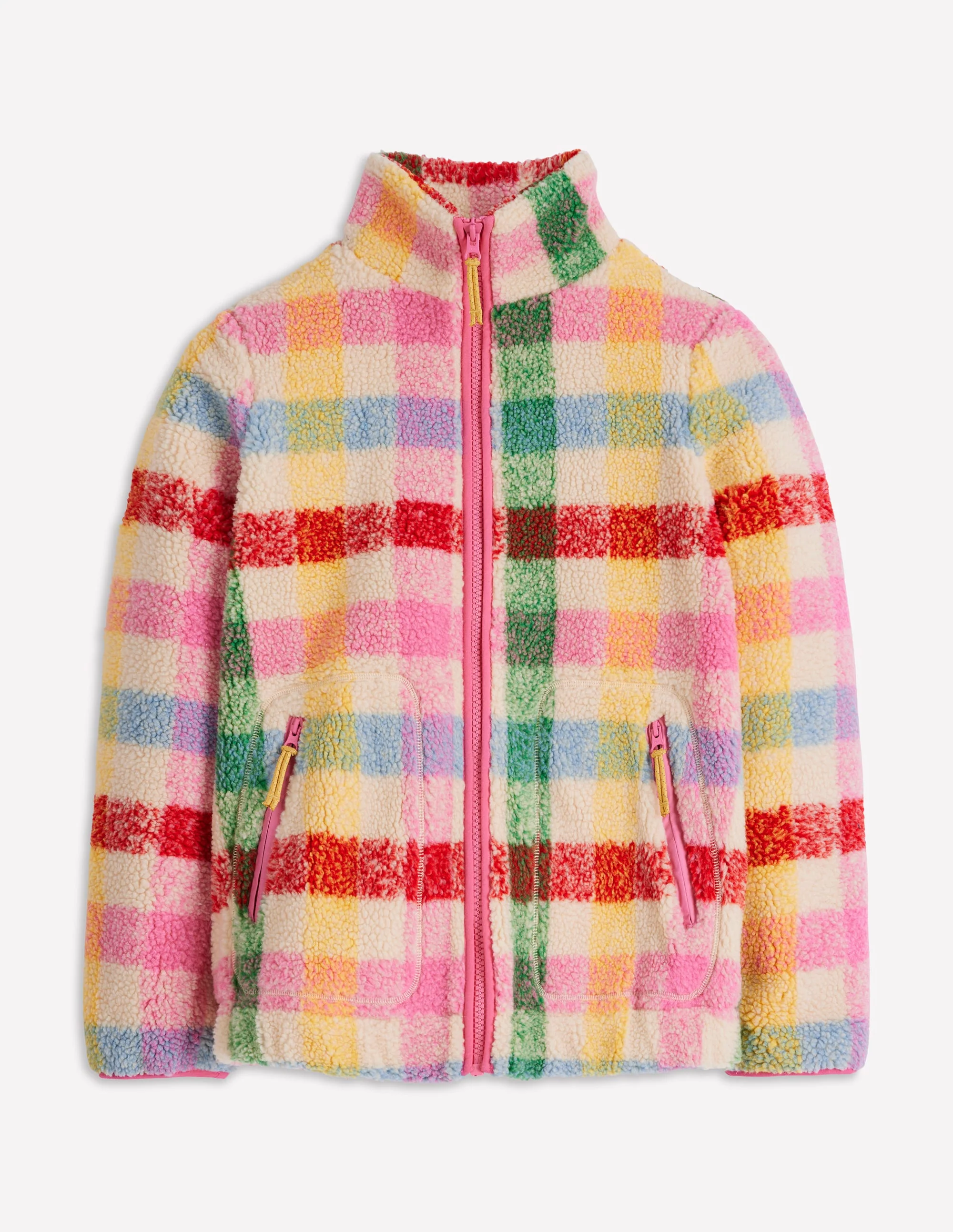 Westminster Teddyfelljacke-Bunt, Kariert - Image 6