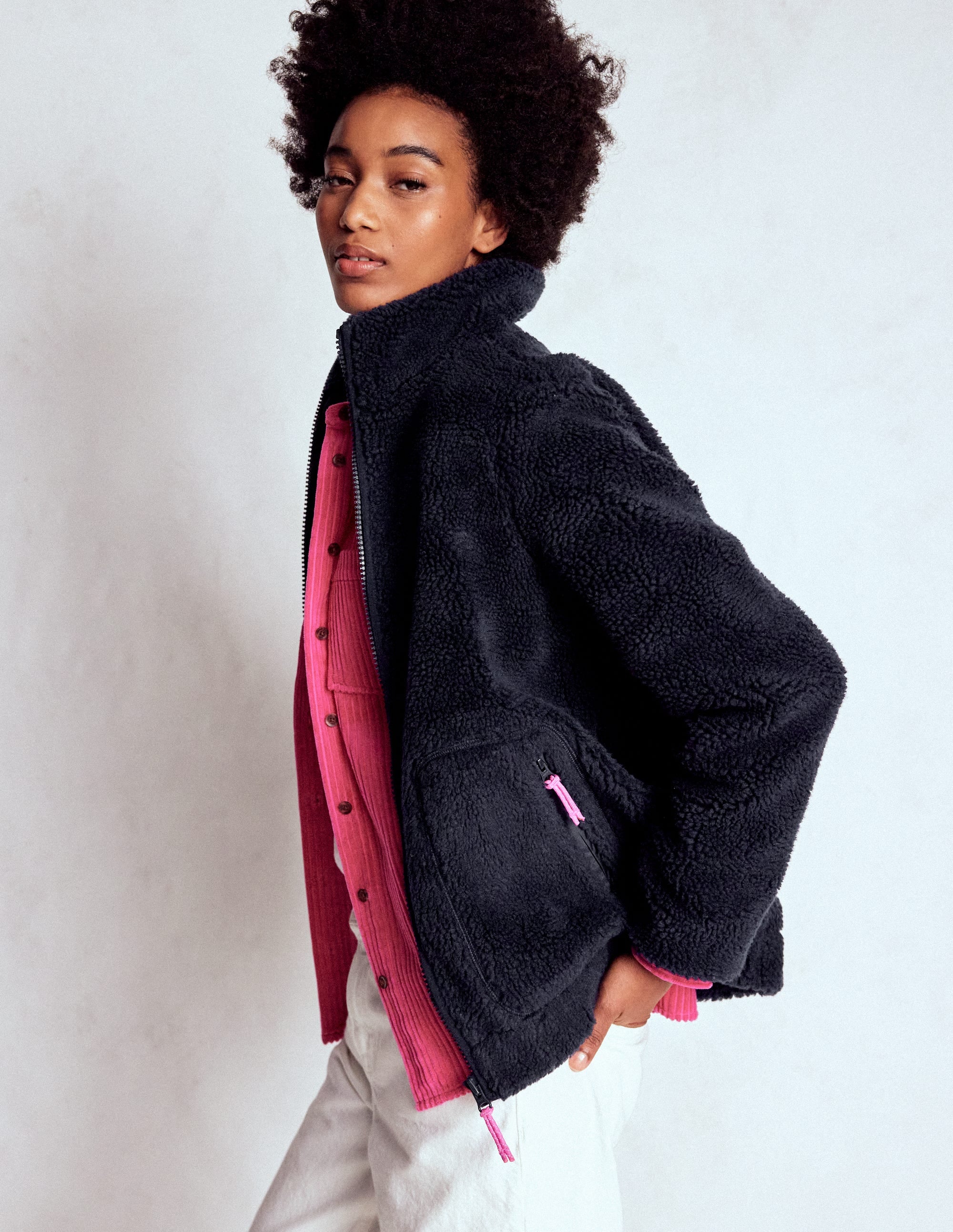 Westminster Teddyfelljacke-Marineblau - Image 2