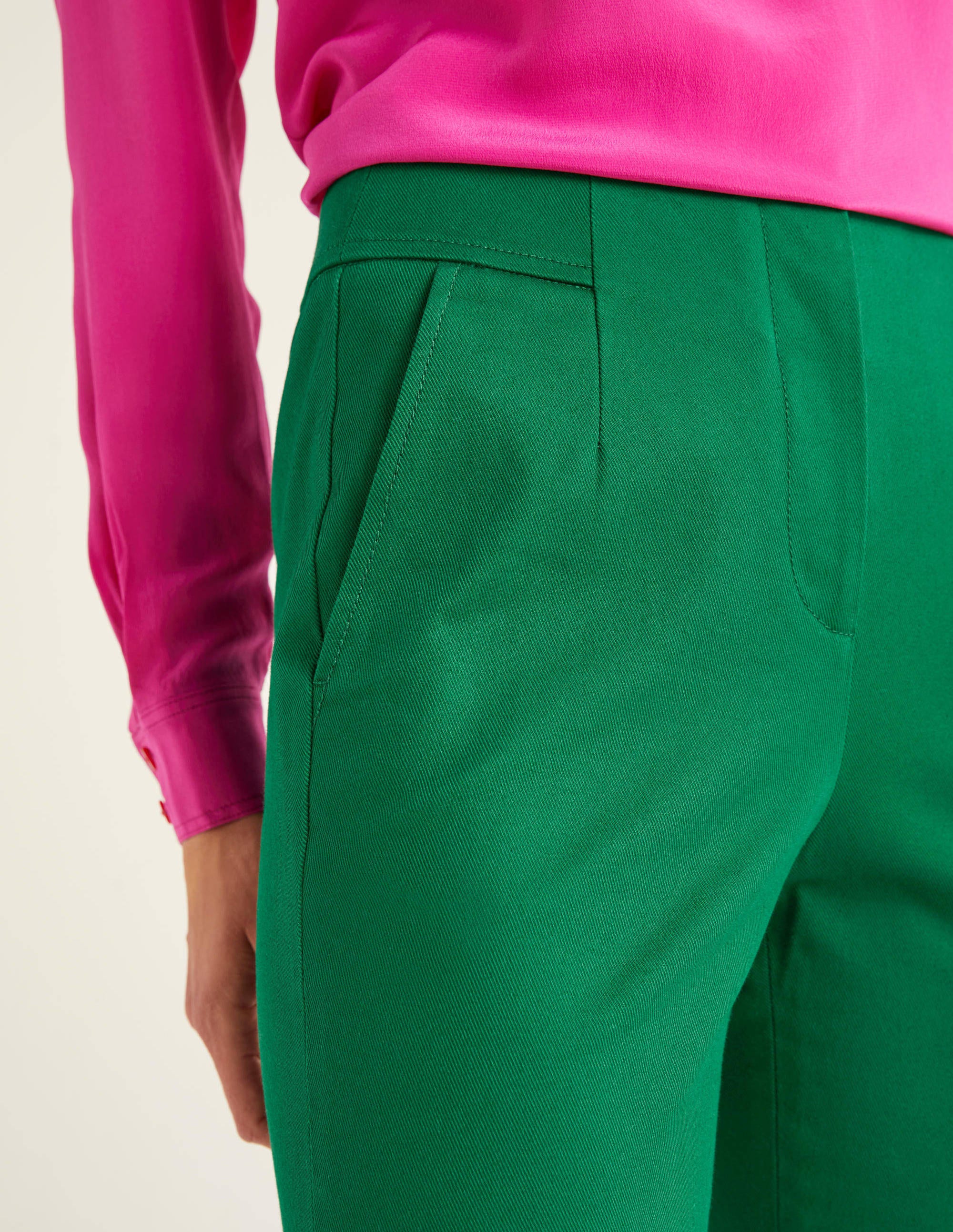 Westmoreland Bootcut-Hose-Waldgrün
