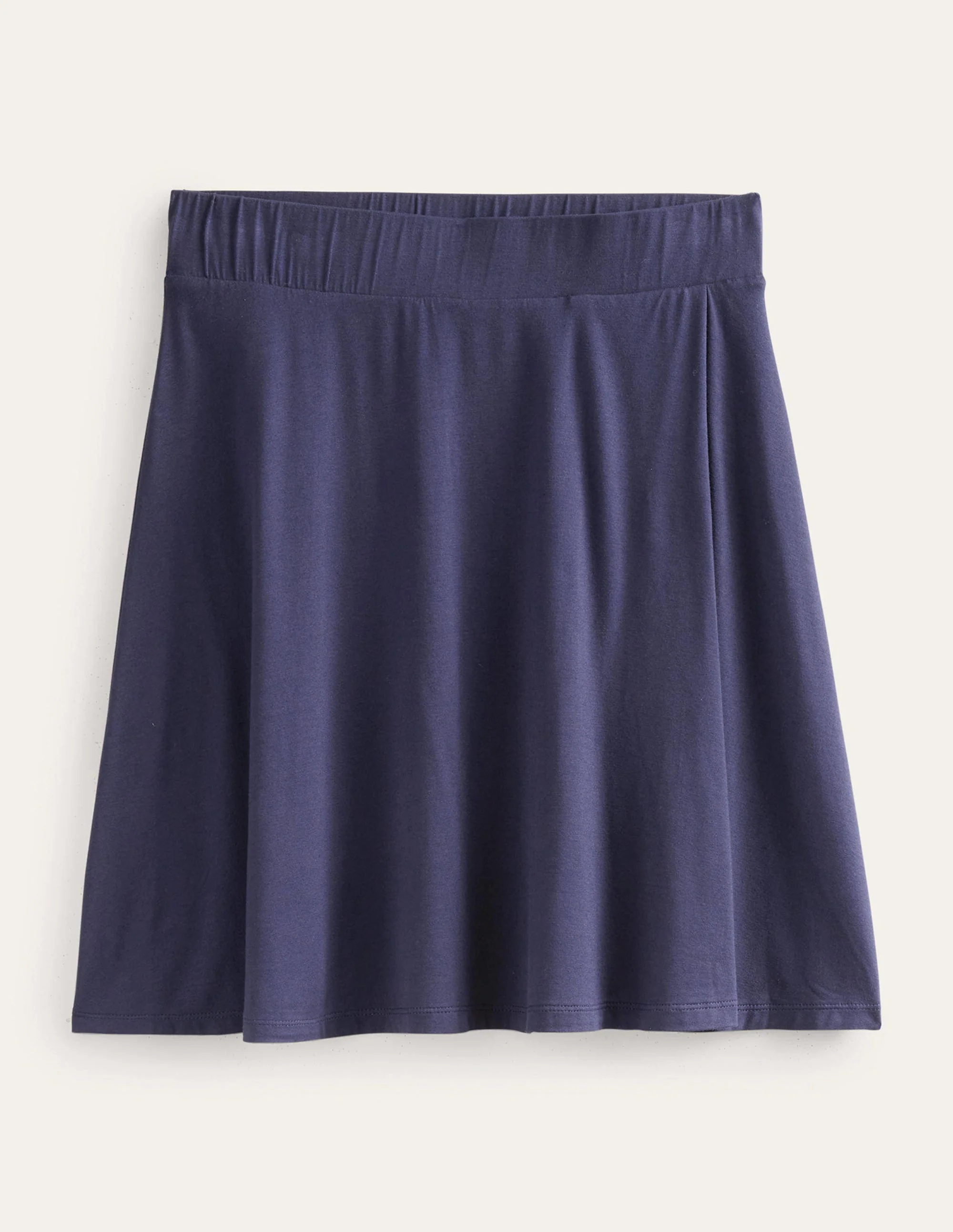 Wickel-Minirock aus Jersey-Marineblau - Image 5
