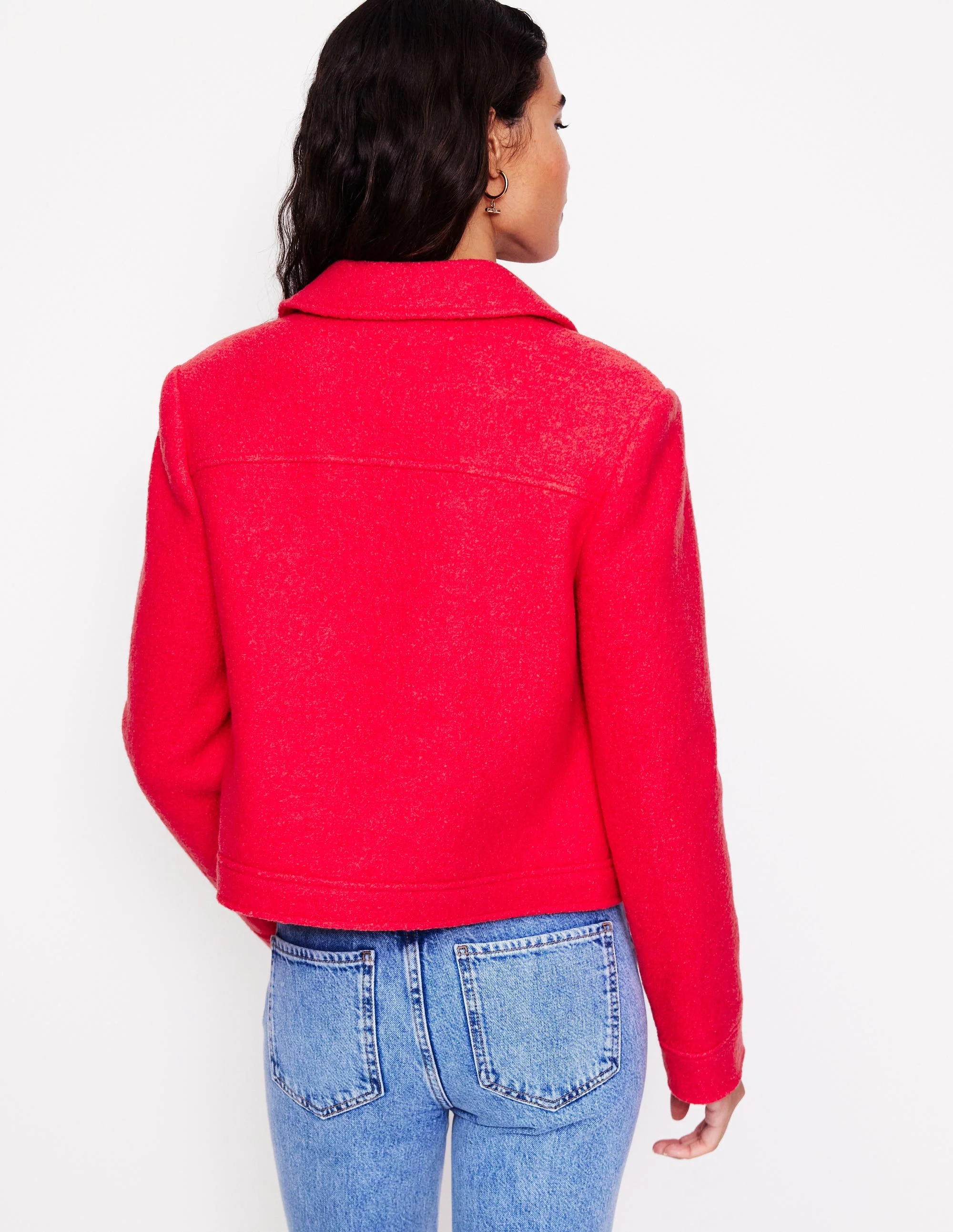 Wolljacke mit durchgehendem Reißverschluss-Scarlett - Image 3
