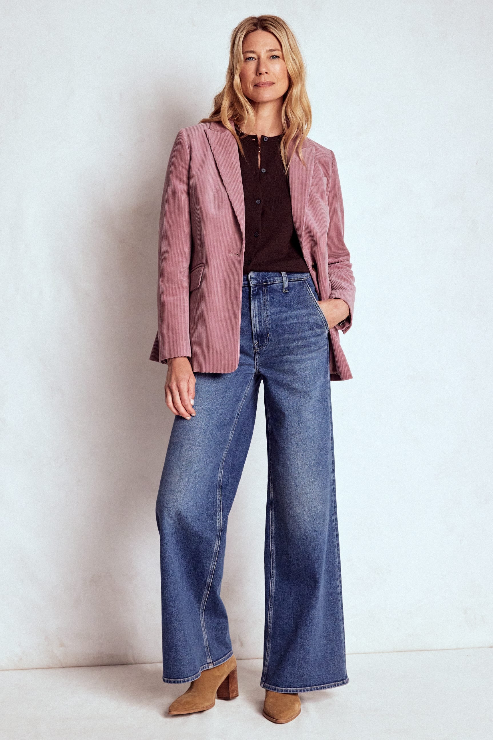 Woodbridge Cord-Blazer-Rosé - Image 4
