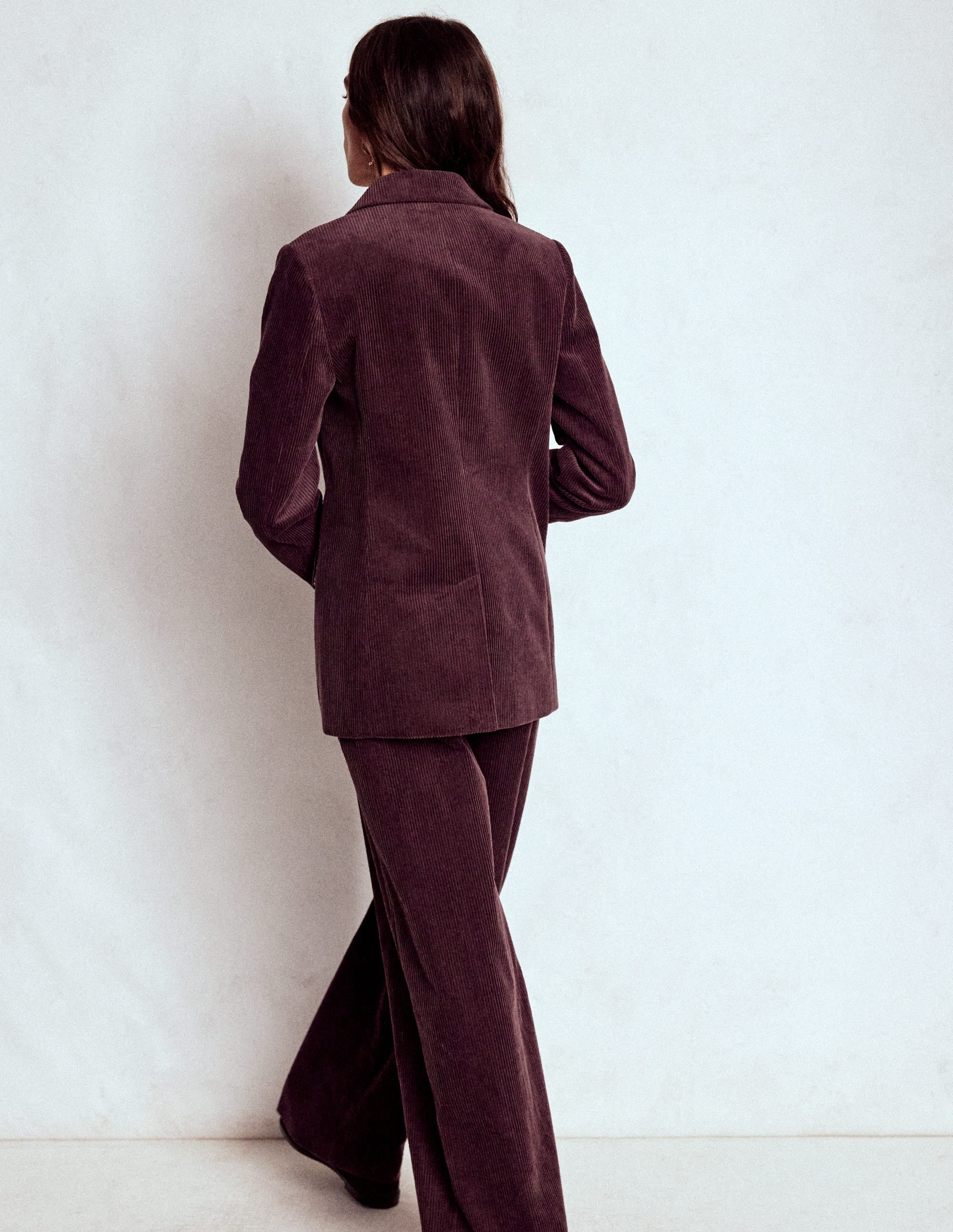 Woodbridge Cord-Blazer-Tiefes Aubergine - Image 3