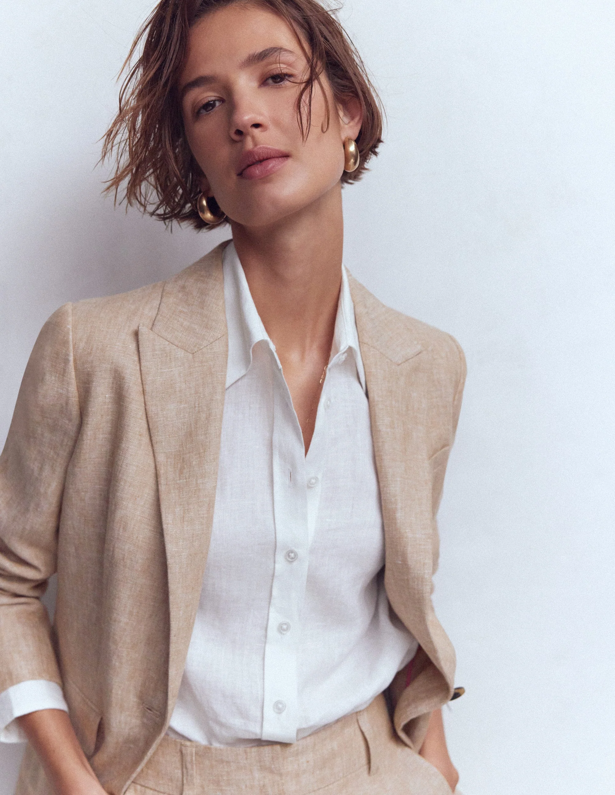 Woodbridge Leinenblazer-Amphore, Chambray - Image 5