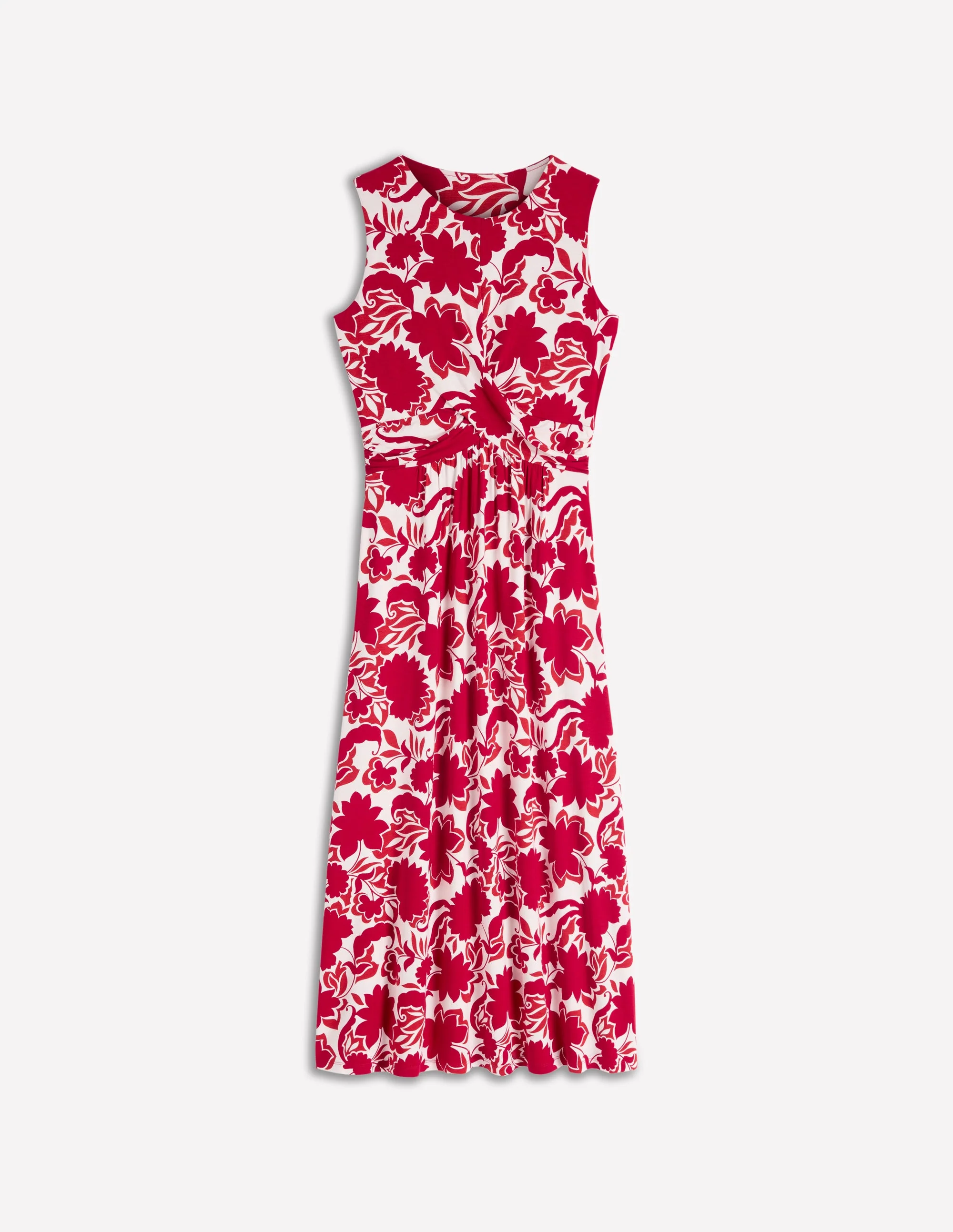 Zara Jerseykleid mit überkreuzter Taille-Merida-Rot, Schattenblüte - Image 11