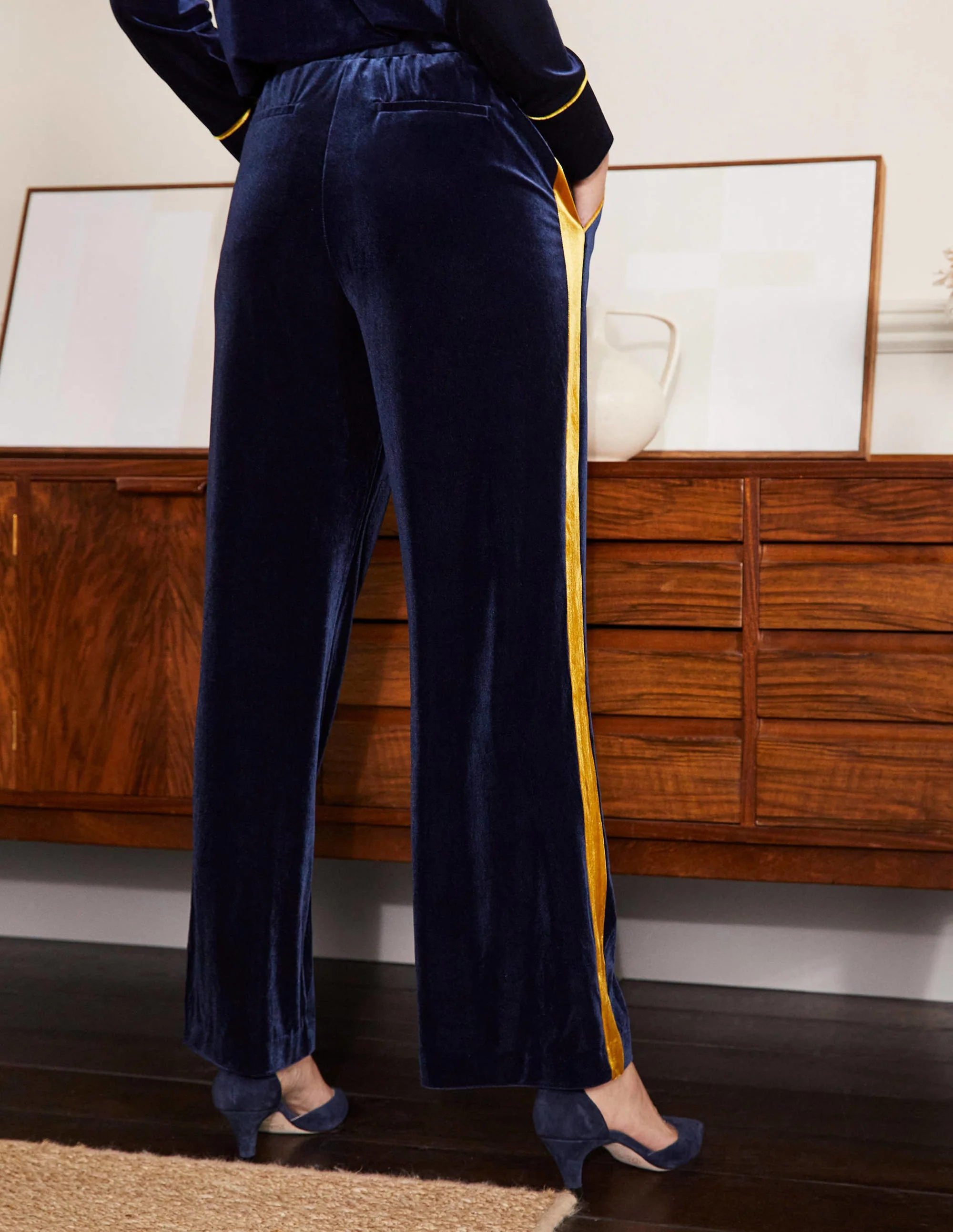 Zena Hose-Marineblau - Image 3