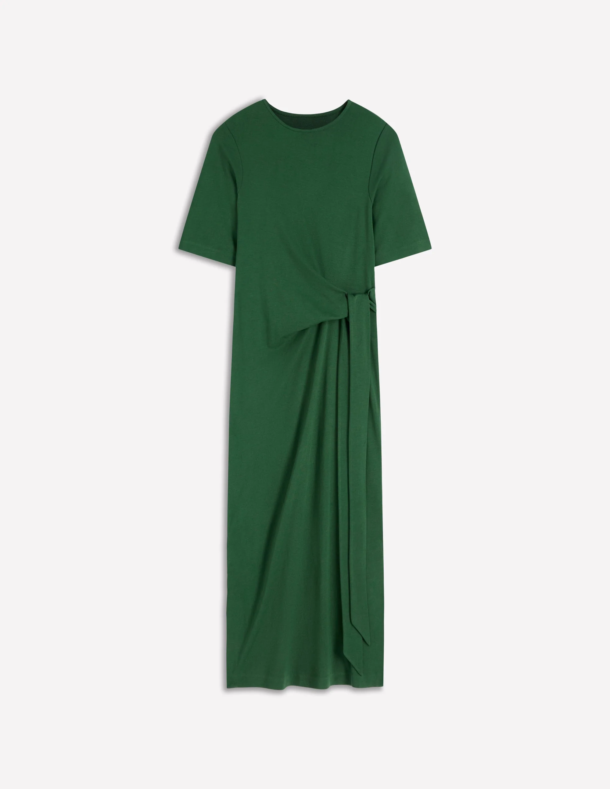 Zinnia Ponte-Midikleid zum Binden-Dunkelgrün - Image 6