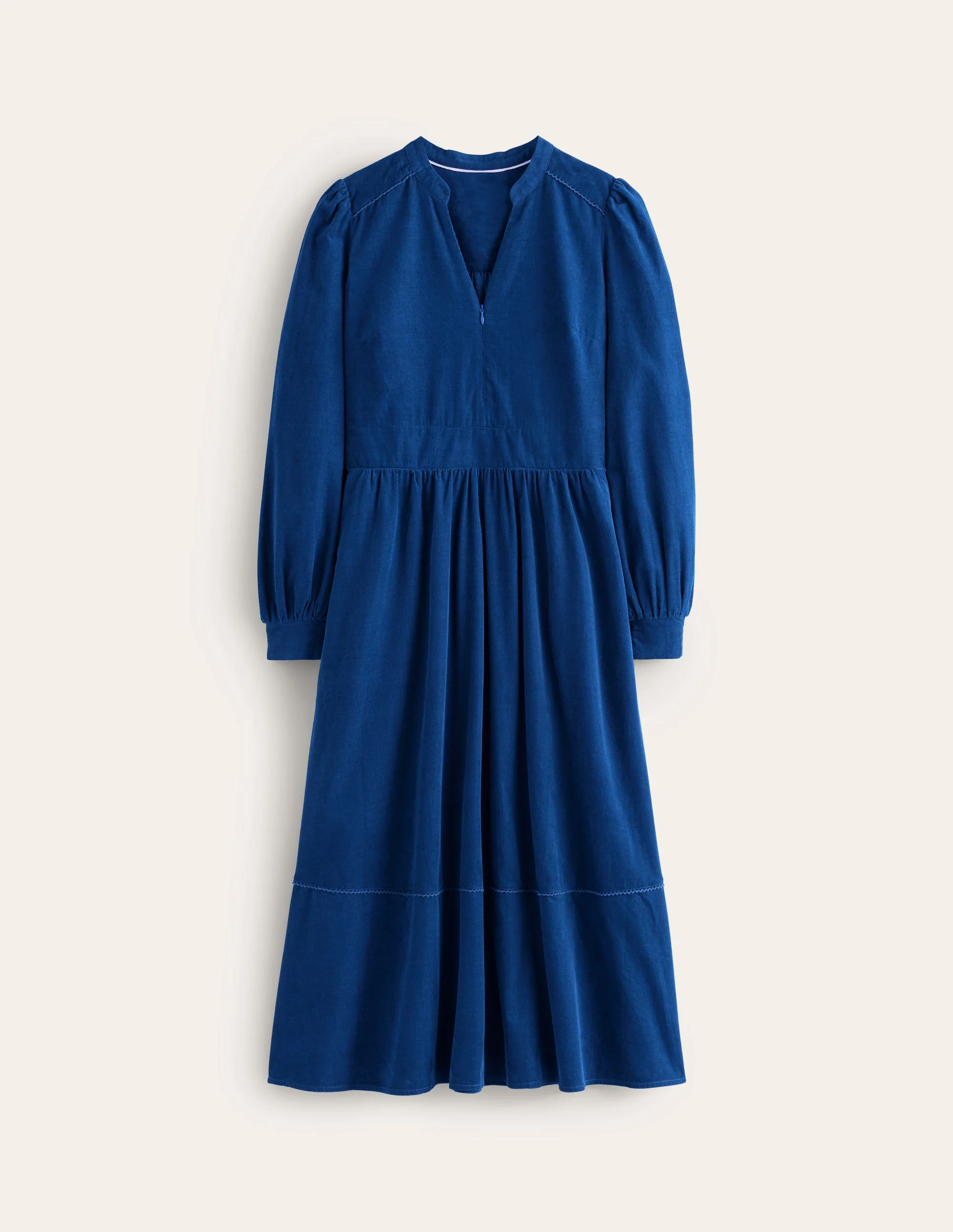Zoe Midikleid aus Cord mit Reißverschluss-Atlantik - Image 6