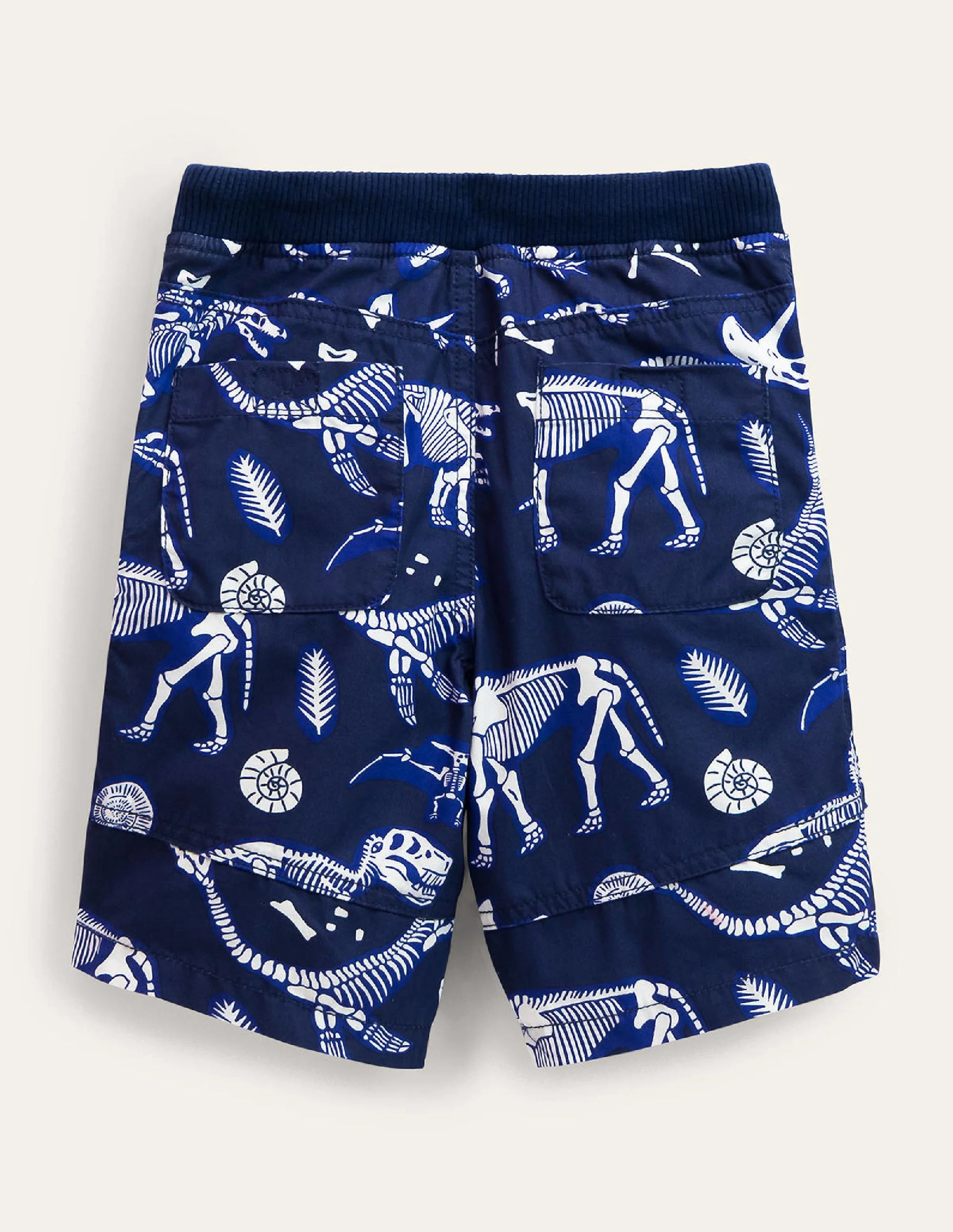 Abenteuer-Shorts-Segelblau, Dinosaurier-Skelette - Image 2