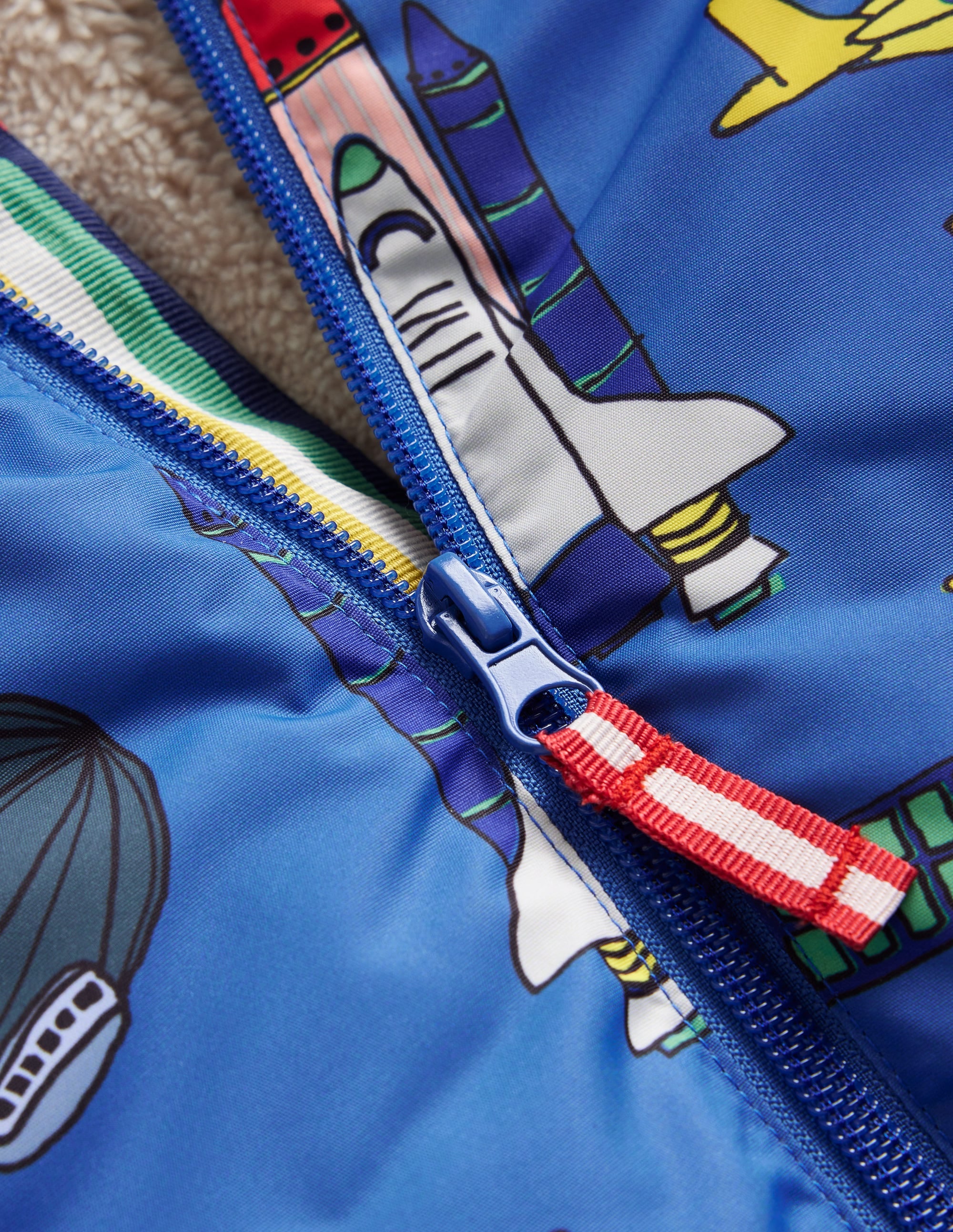 Anorak mit Sherpa-Futter-Blauhäher Transport - Image 3