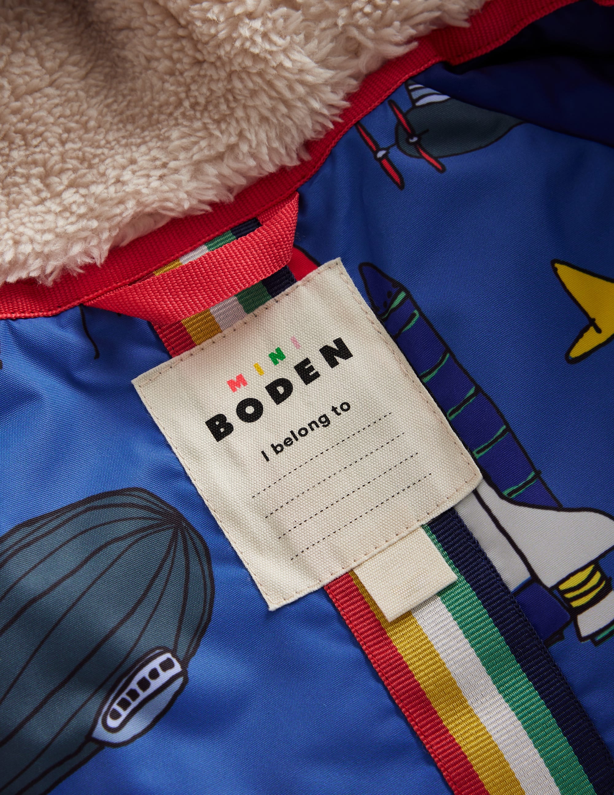 Anorak mit Sherpa-Futter-Blauhäher Transport - Image 4