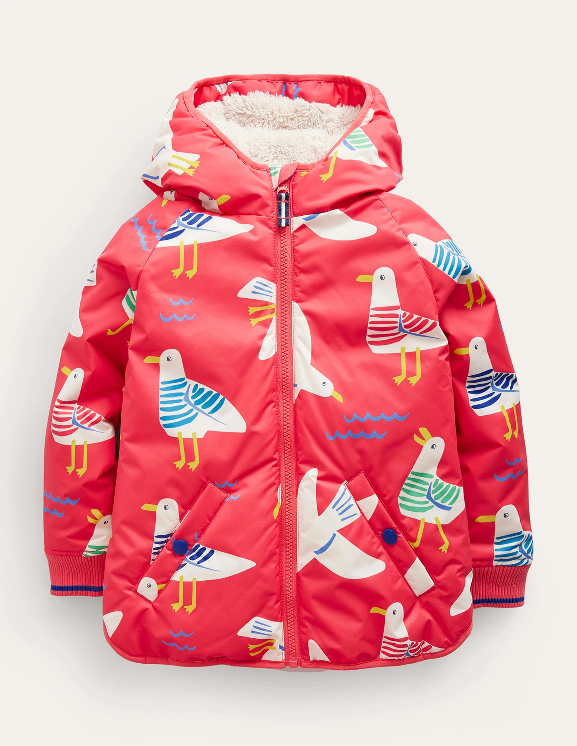 Anorak mit Sherpa-Futter-Cayenne Möwen