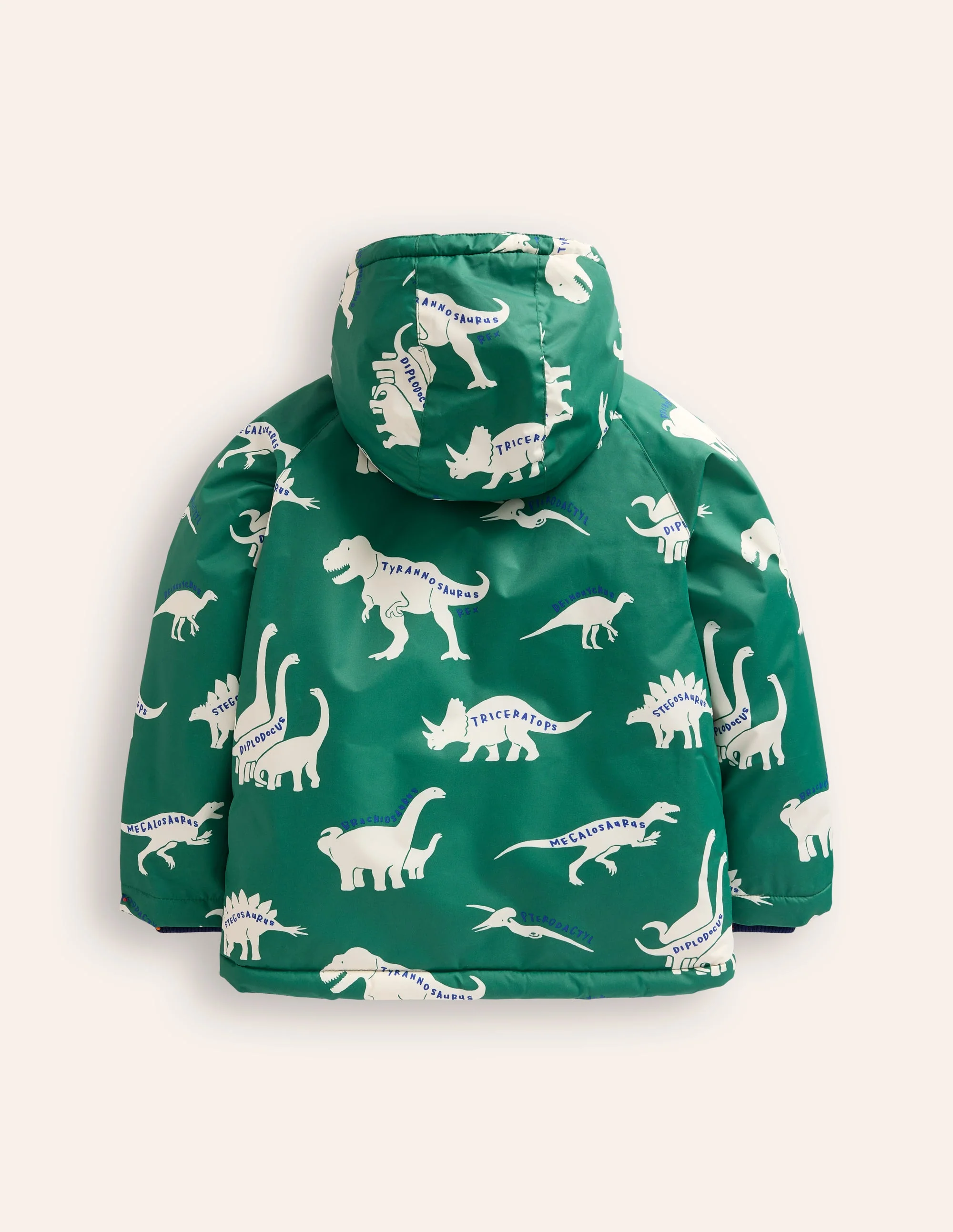 Anorak mit Sherpa-Futter-Fichtengrün Dino - Image 2