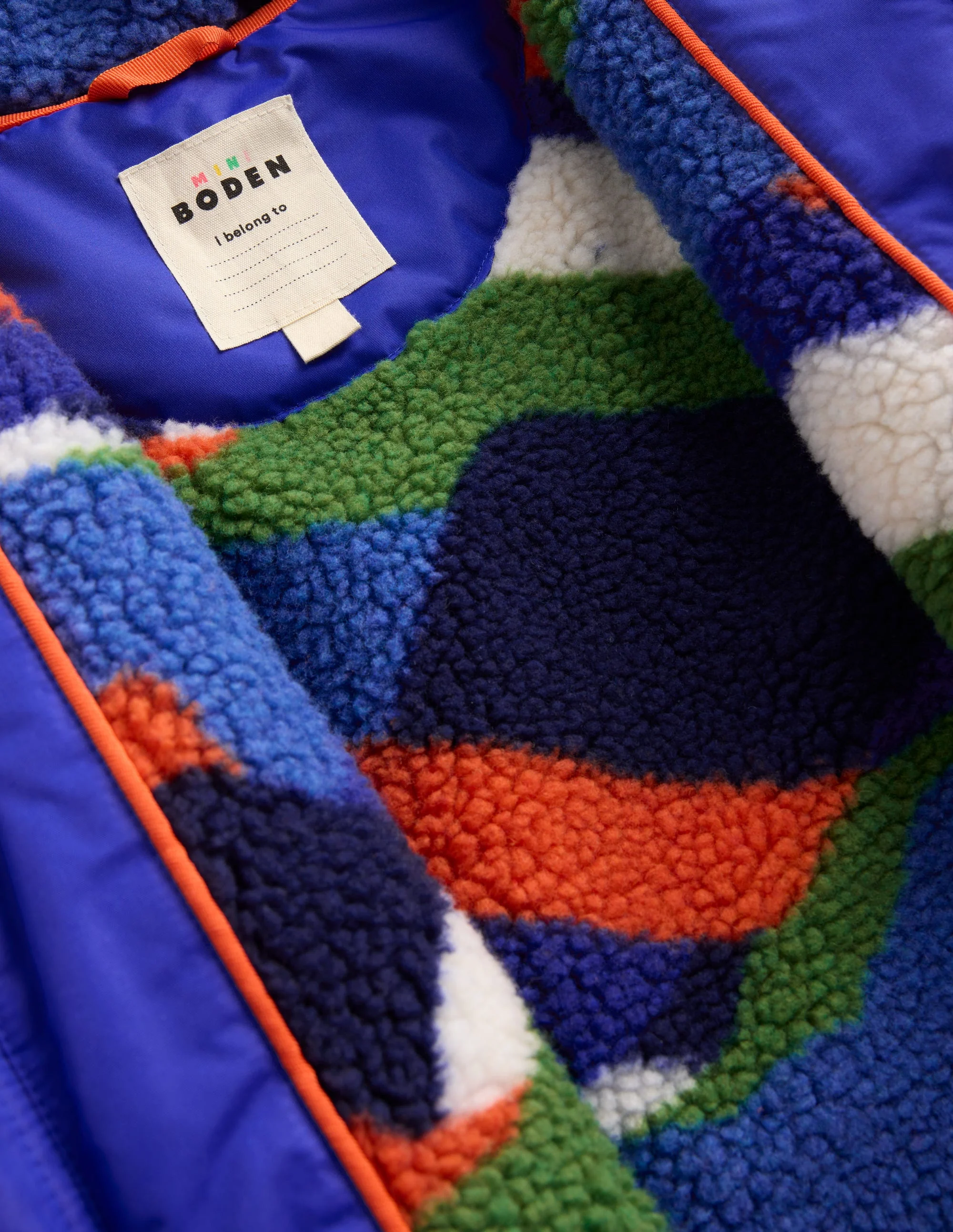 Anorak mit Teddyfellfutter-Blau - Image 5
