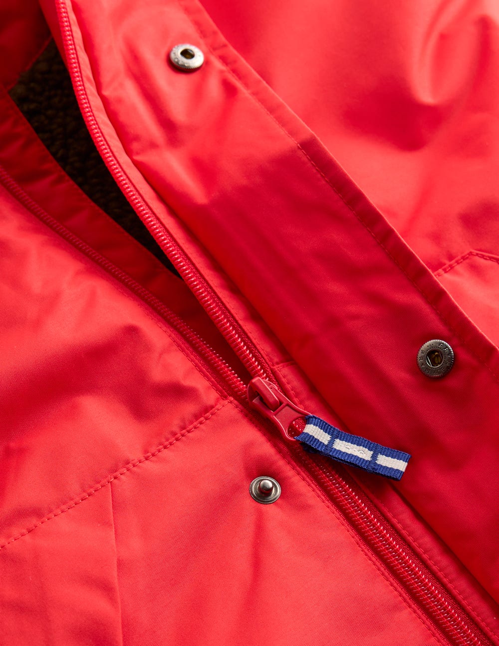 Anorak mit Teddyfellfutter-ROT - Image 3