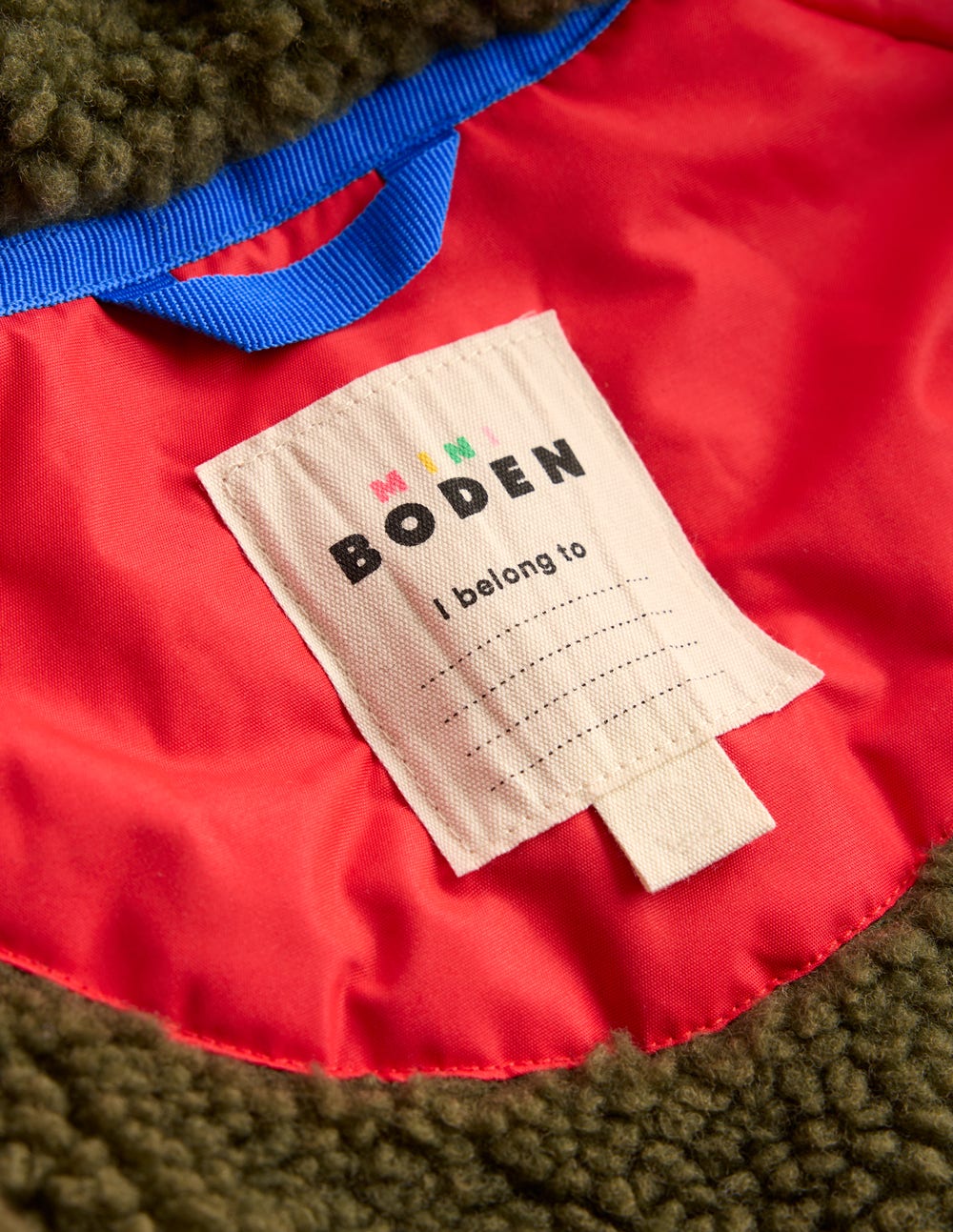 Anorak mit Teddyfellfutter-ROT - Image 4