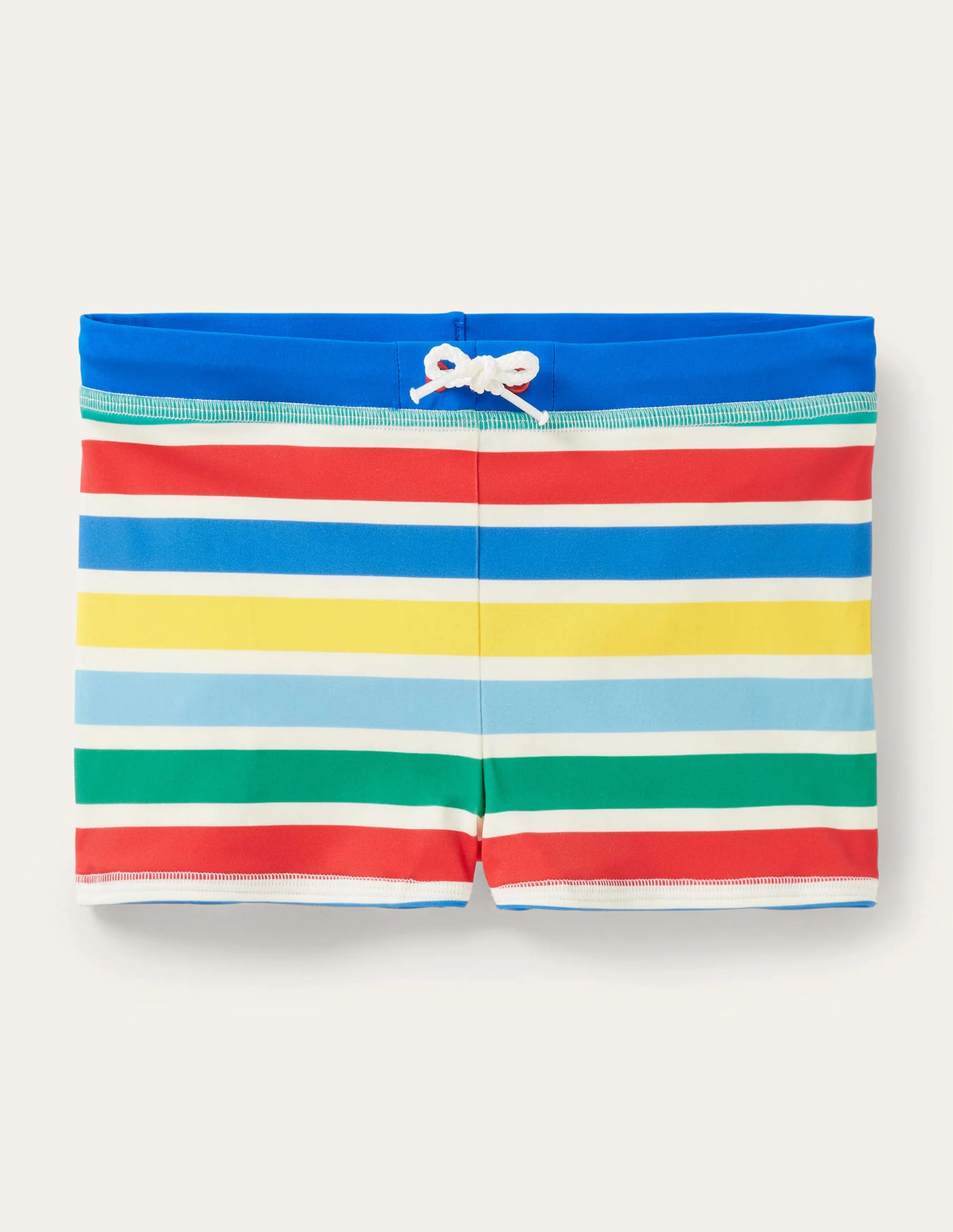 Badehose-Regenbogenfarben, Gestreift