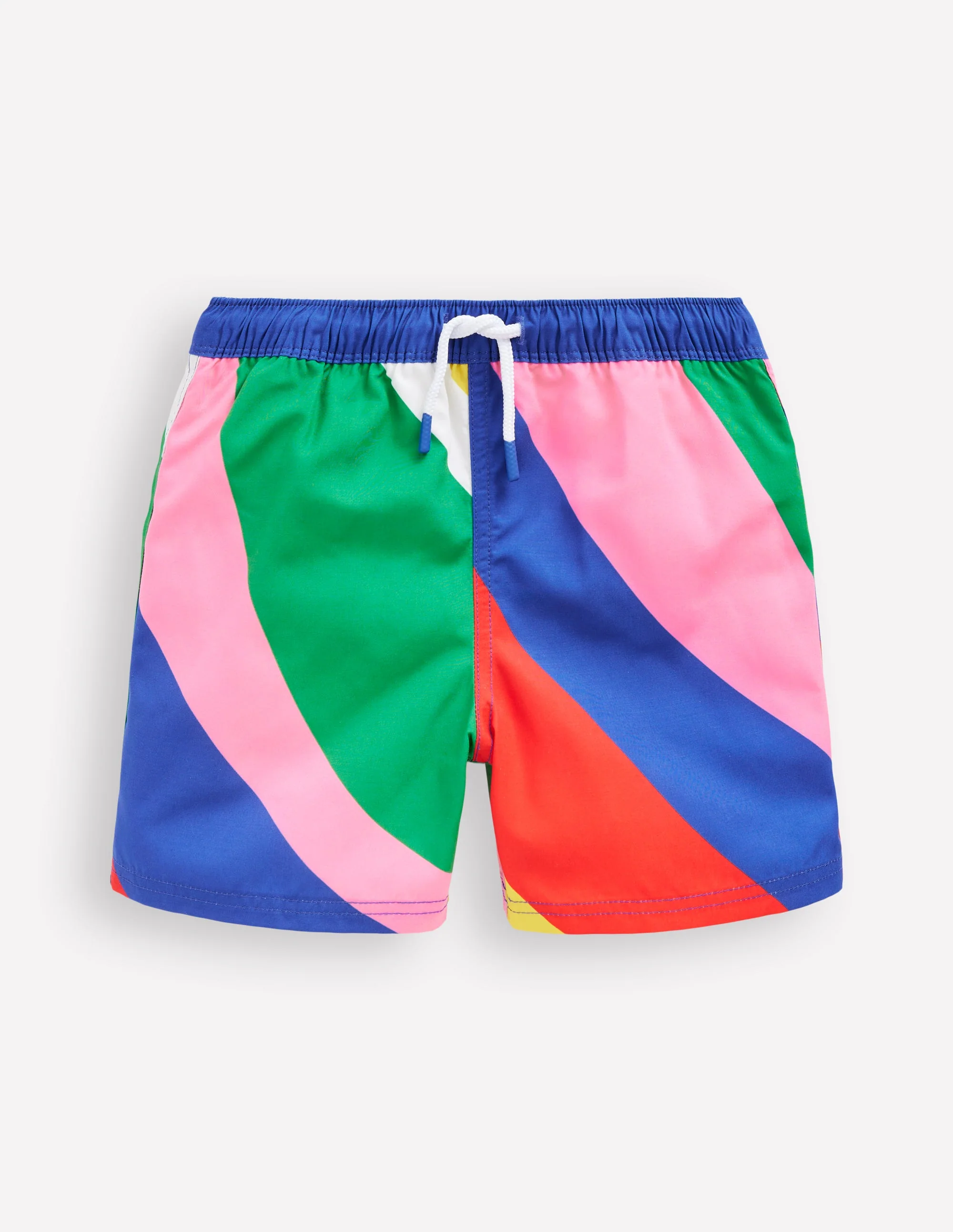 Badeshorts-Bunt Regenbogen Swirl-Motiv