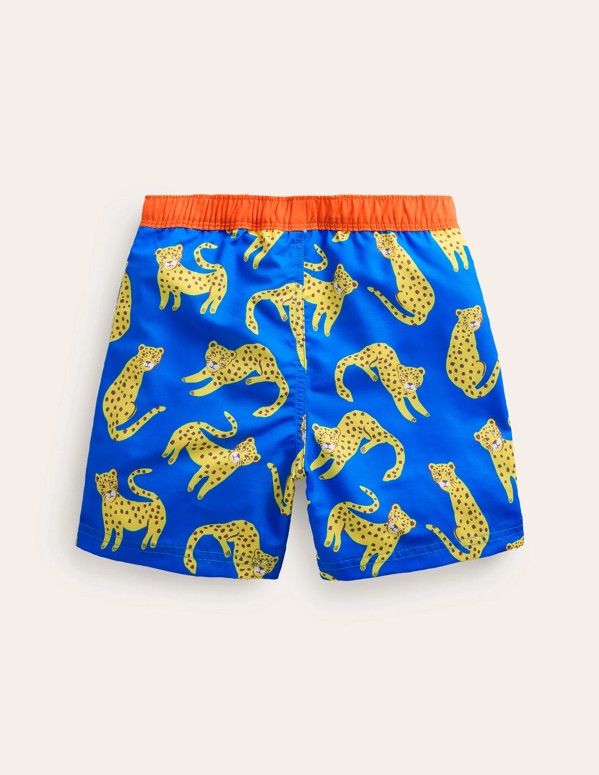 Badeshorts-Griechisches Blau Leopard - Image 2