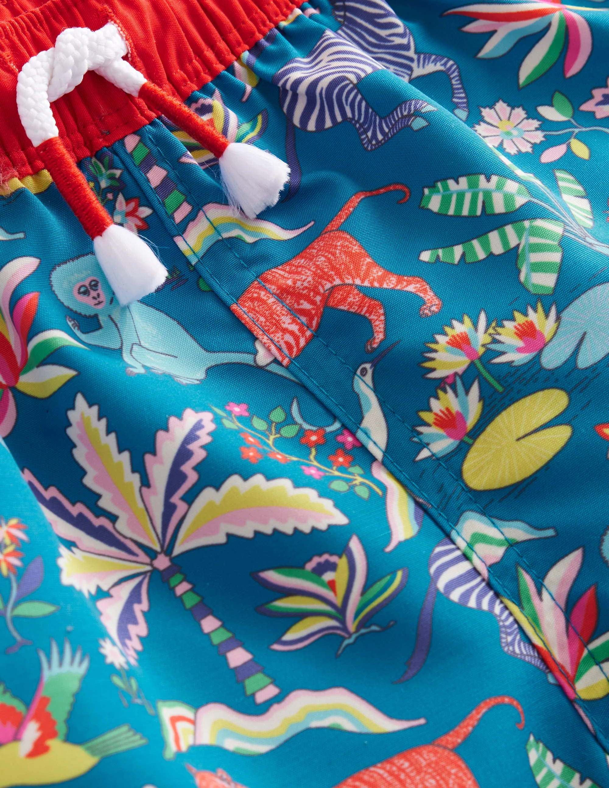 Badeshorts-Inselblau Tropical Garden - Image 3