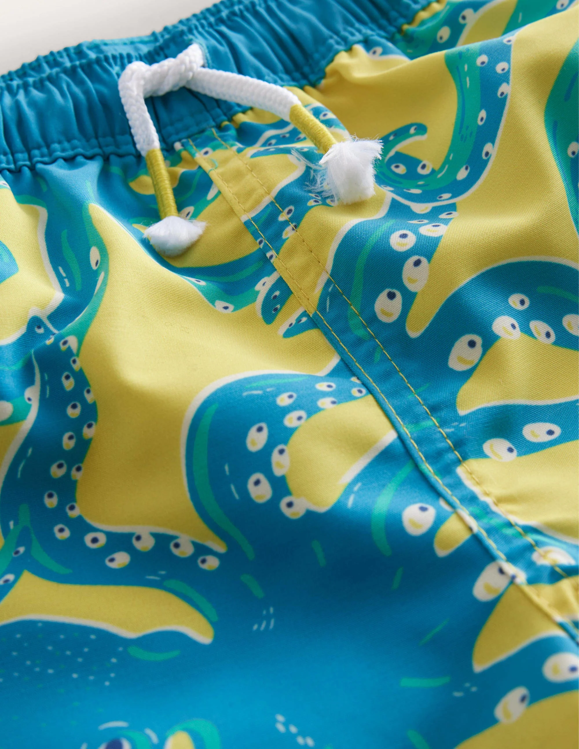 Badeshorts-Maisgelb, Oktopus - Image 3