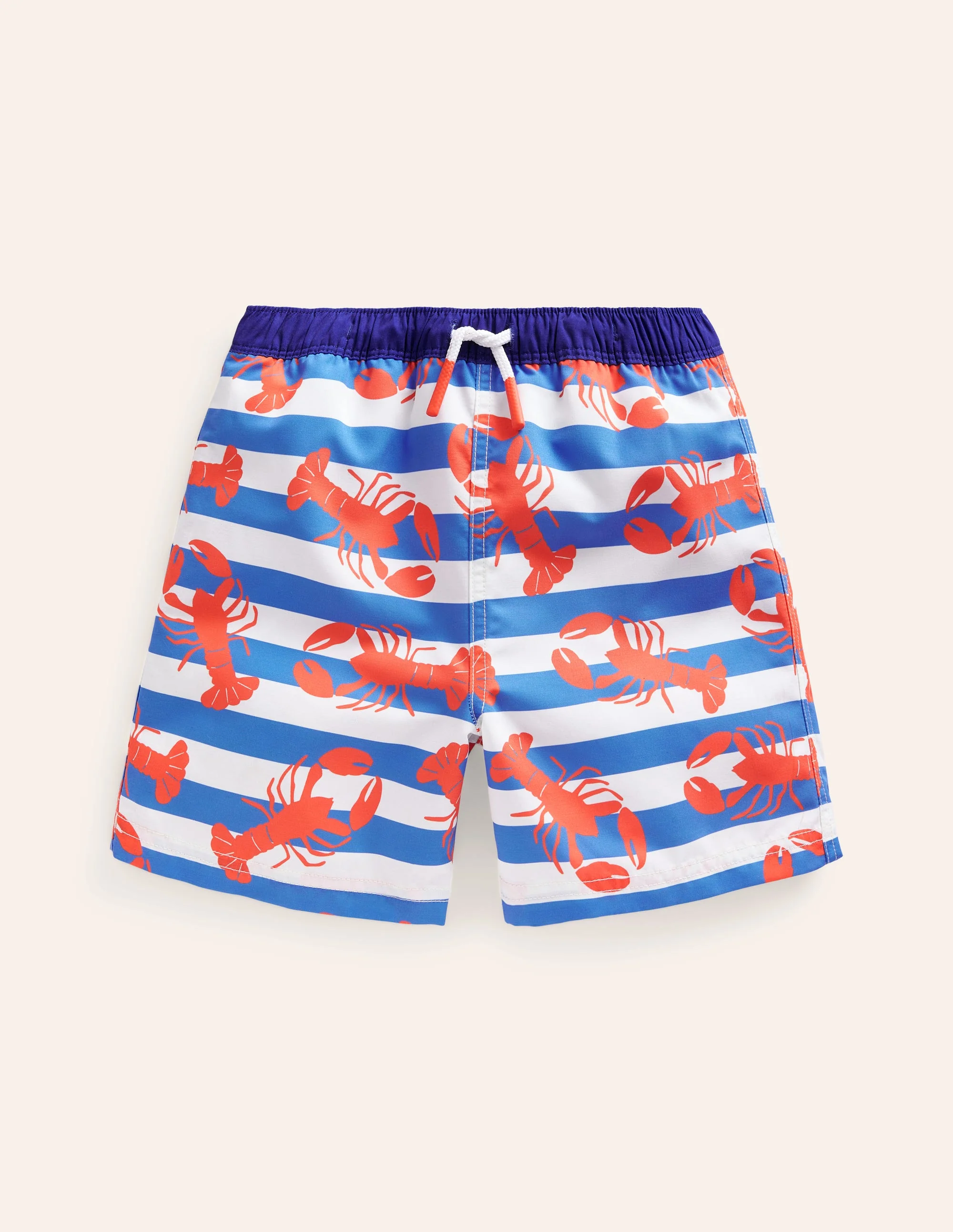 Badeshorts-Marmeladenrot Hummer Streifen - Image 2