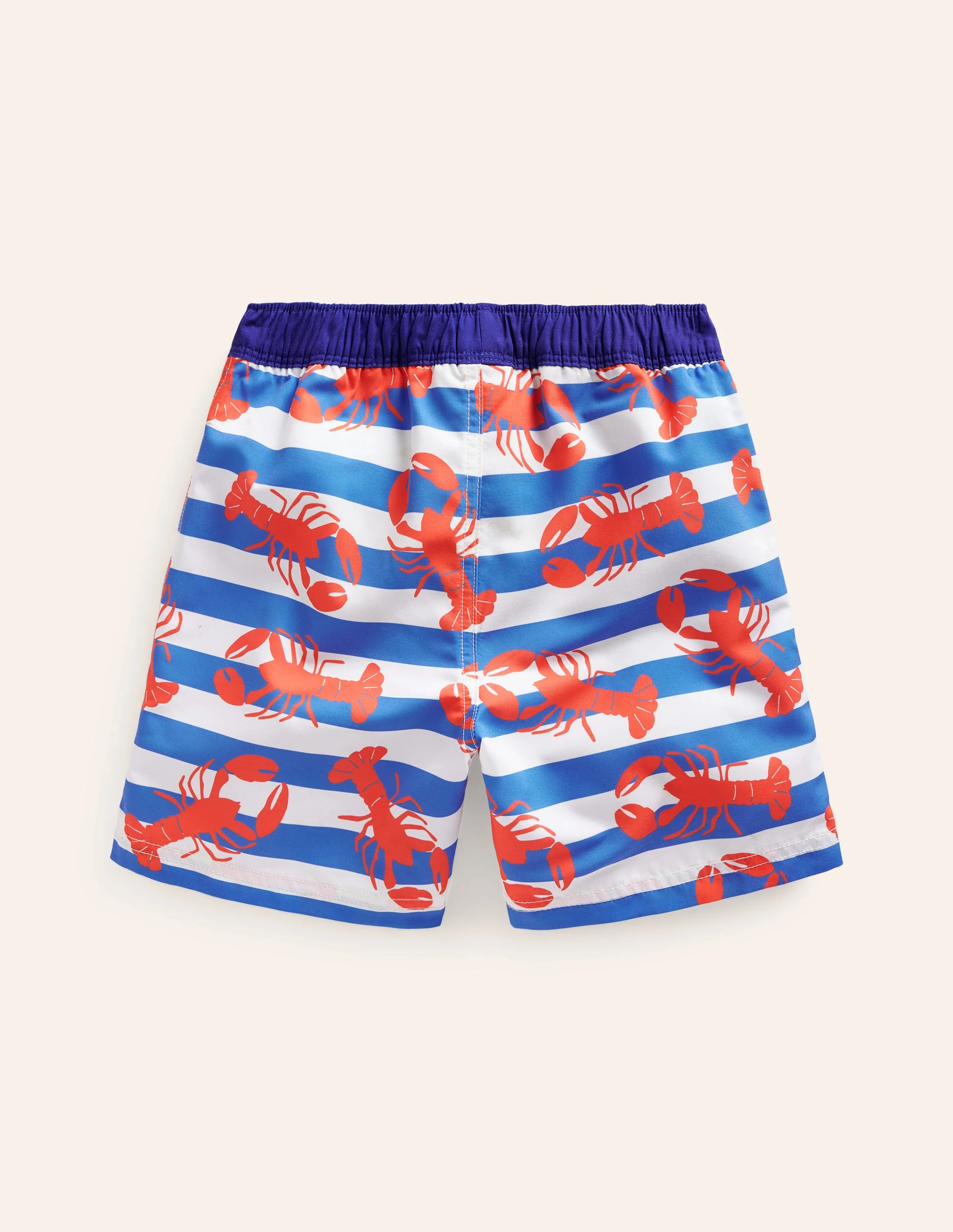 Badeshorts-Marmeladenrot Hummer Streifen - Image 3
