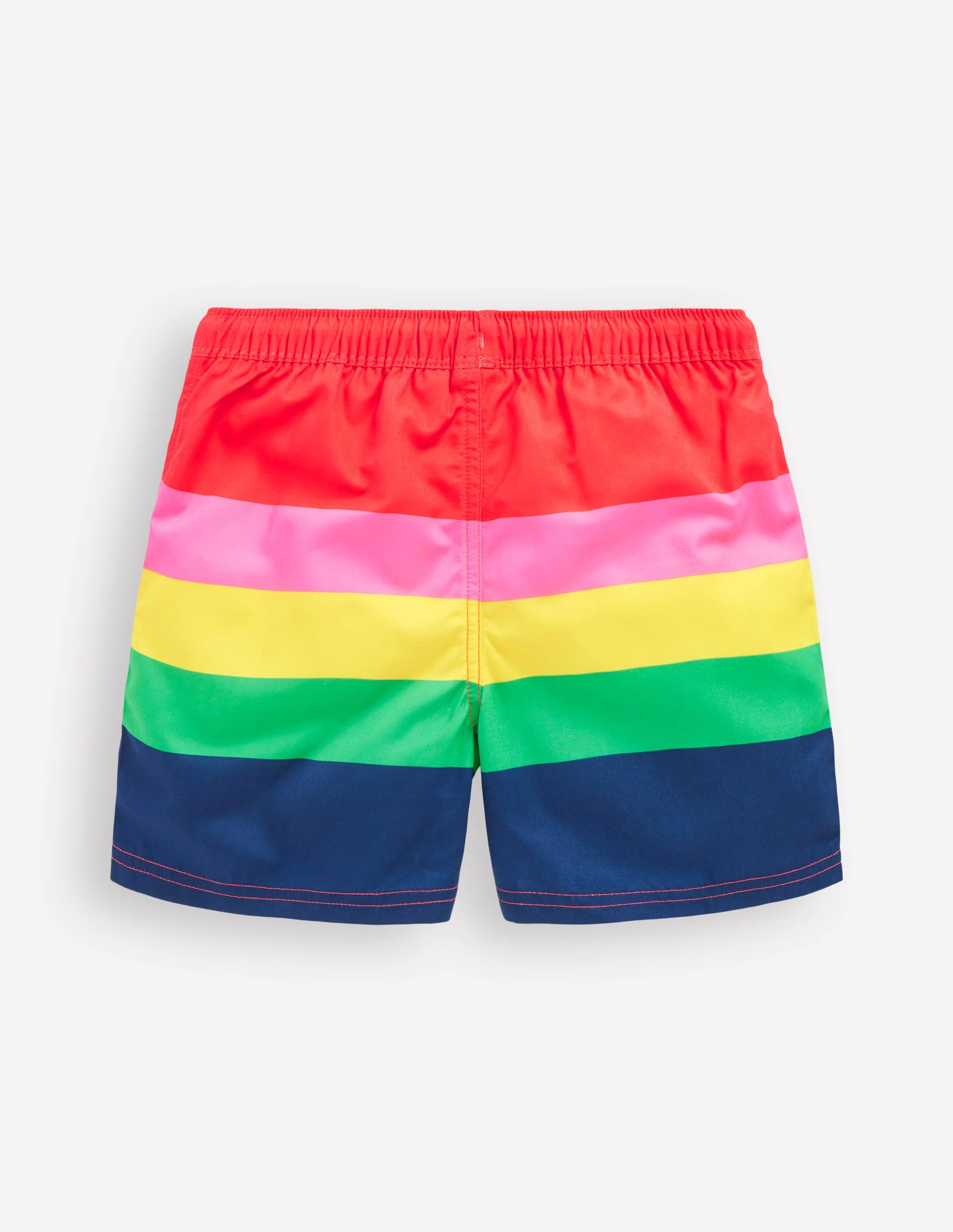 Badeshorts-Rot Bunt Gestreift - Image 2