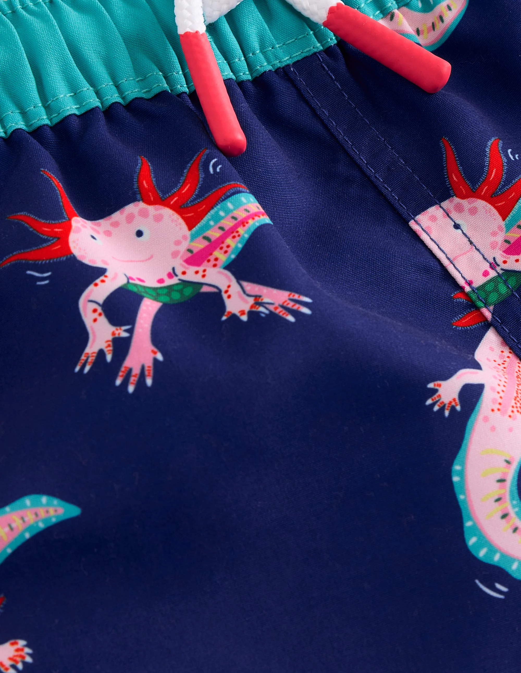 Badeshorts-Saphirblau Axolotl - Image 3
