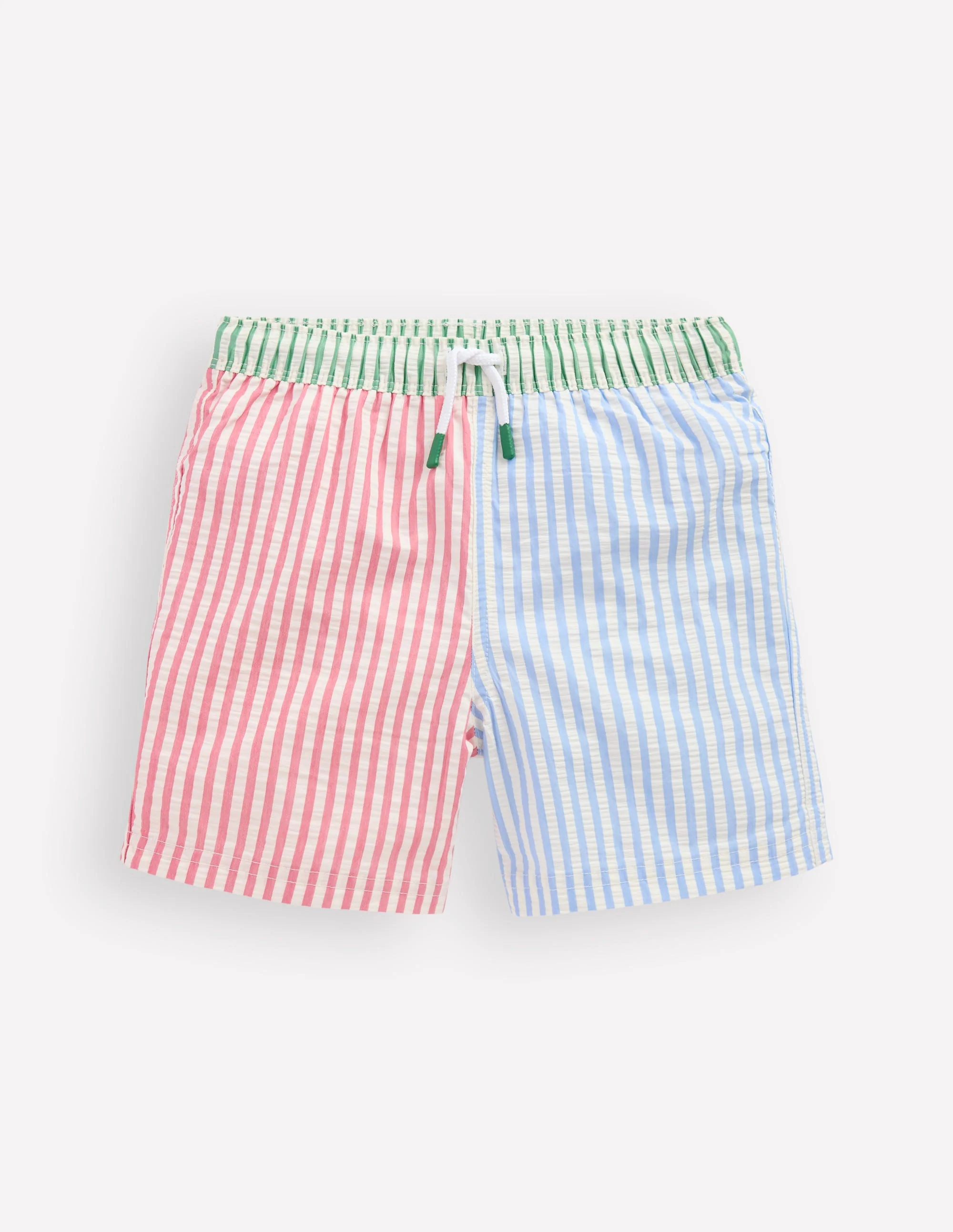 Badeshorts-Seersucker Streifen
