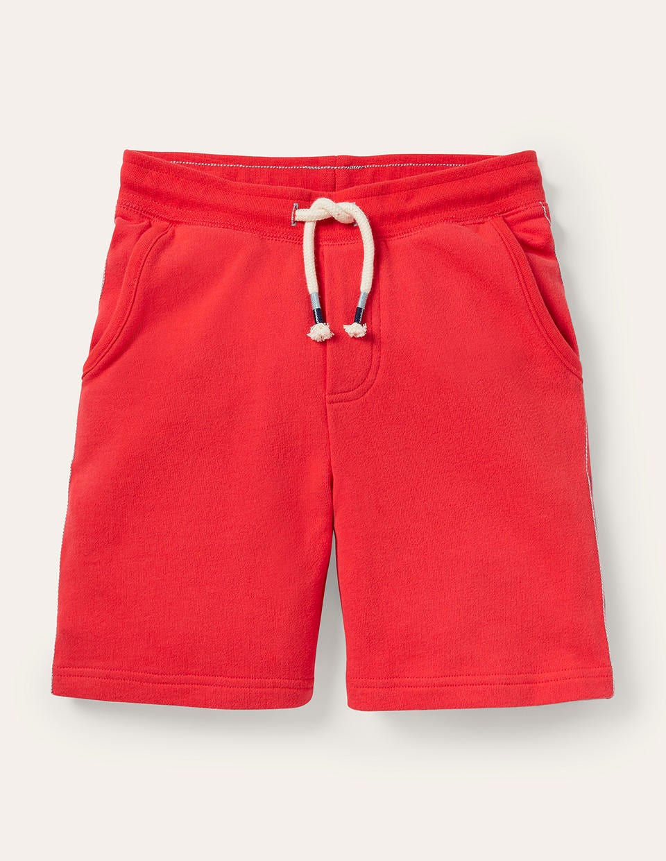 Basic-Sweatshorts-Erbeerkuchenrot