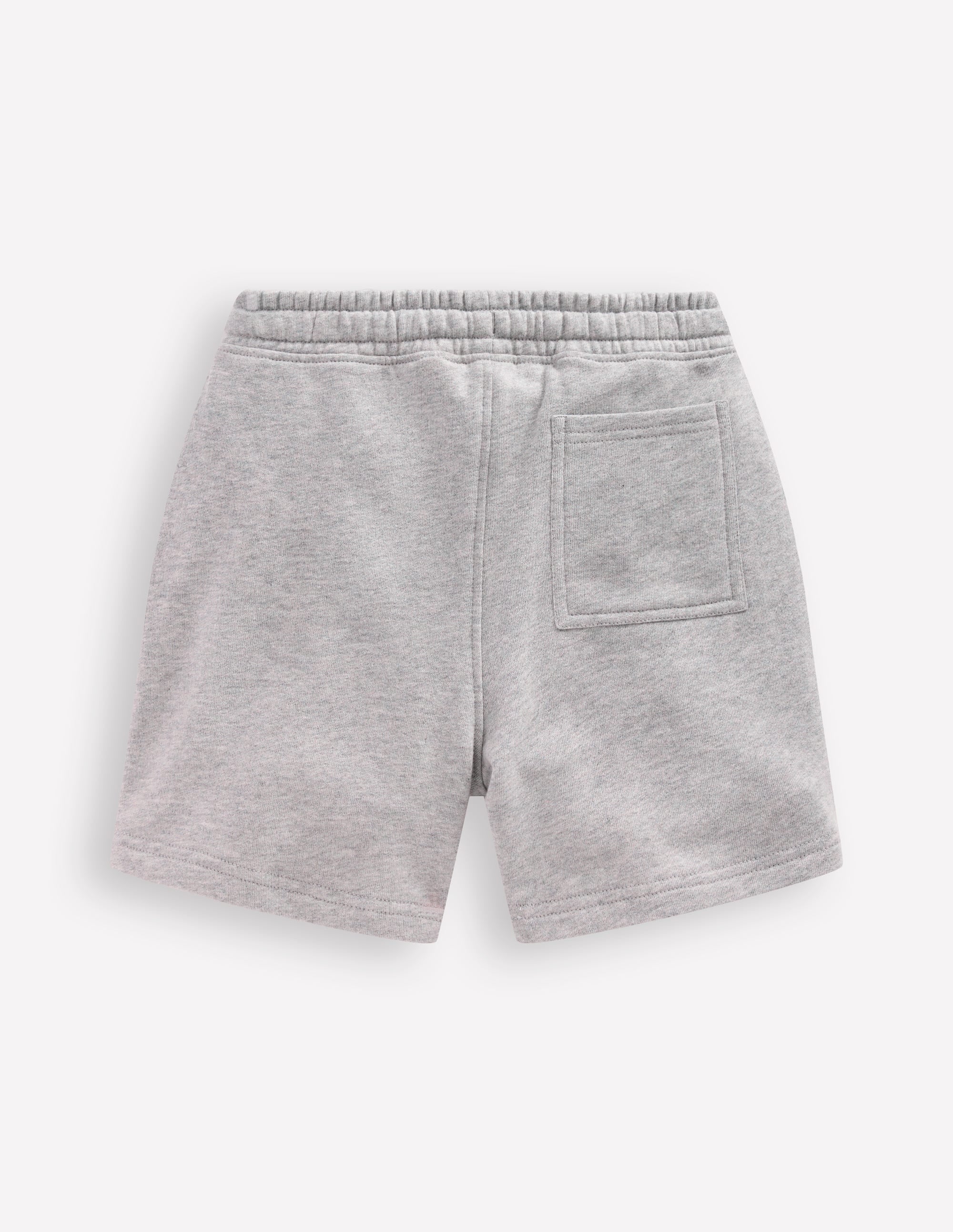 Basic-Sweatshorts-Grau Meliert - Image 2
