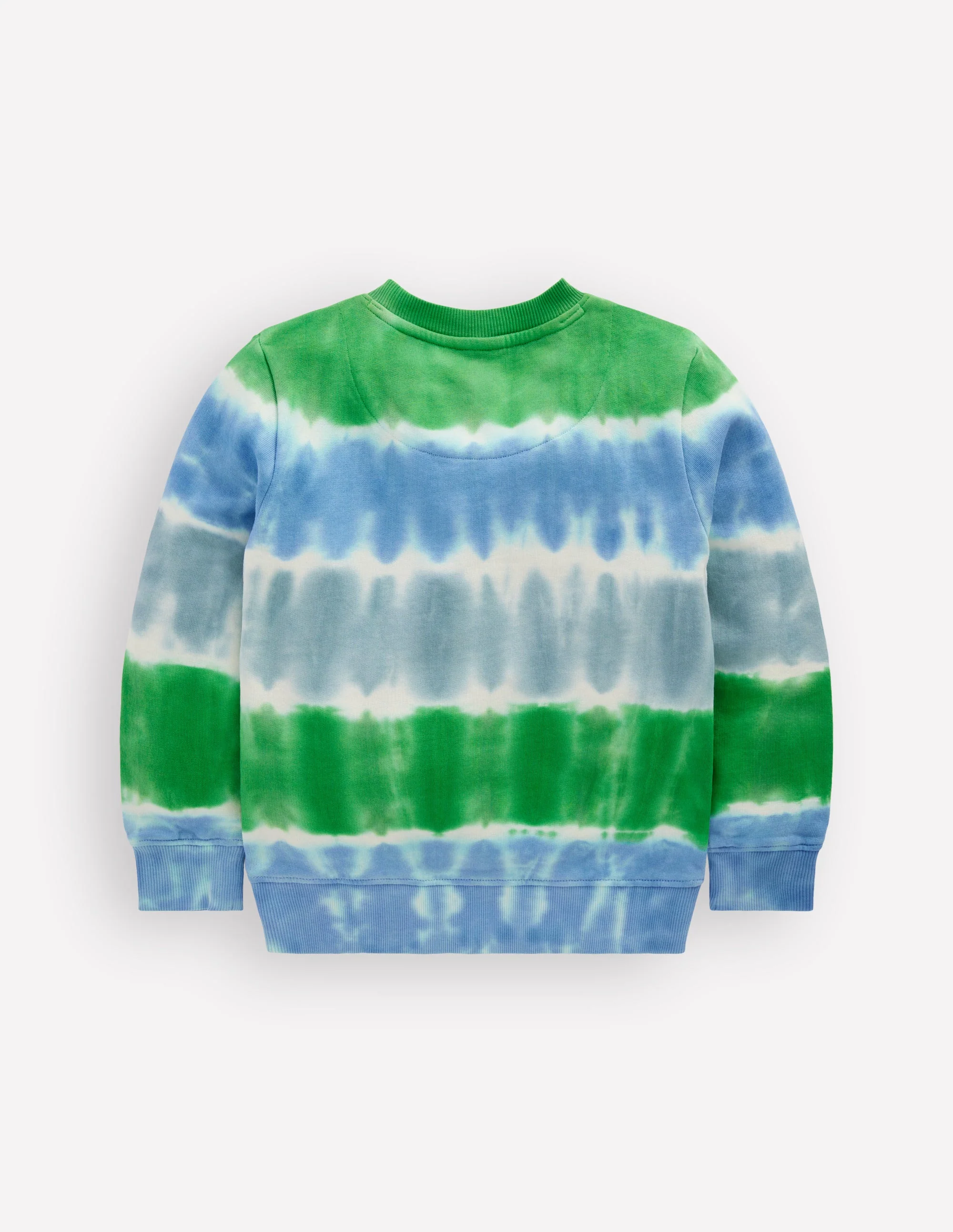 Batik-Sweatshirt-Grün/Blau - Image 3