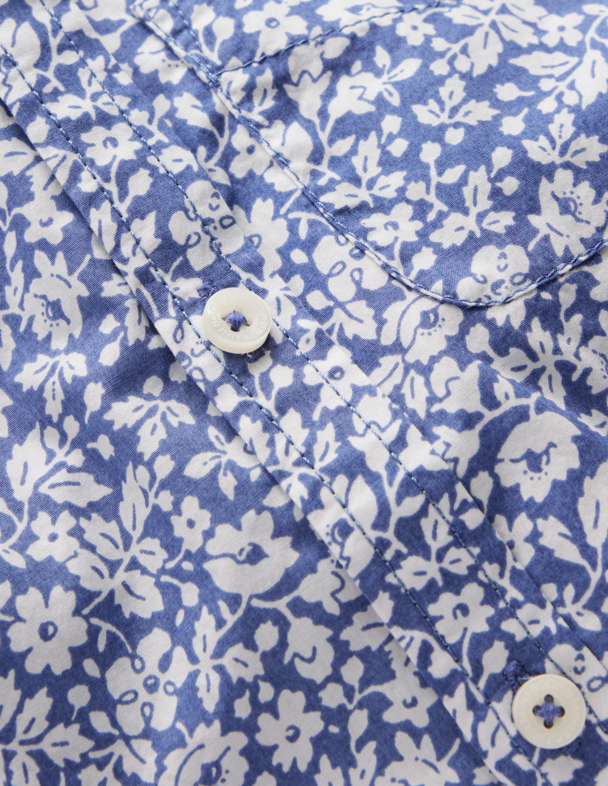 Baumwollhemd-Filigranes Blumenmuster - Image 3