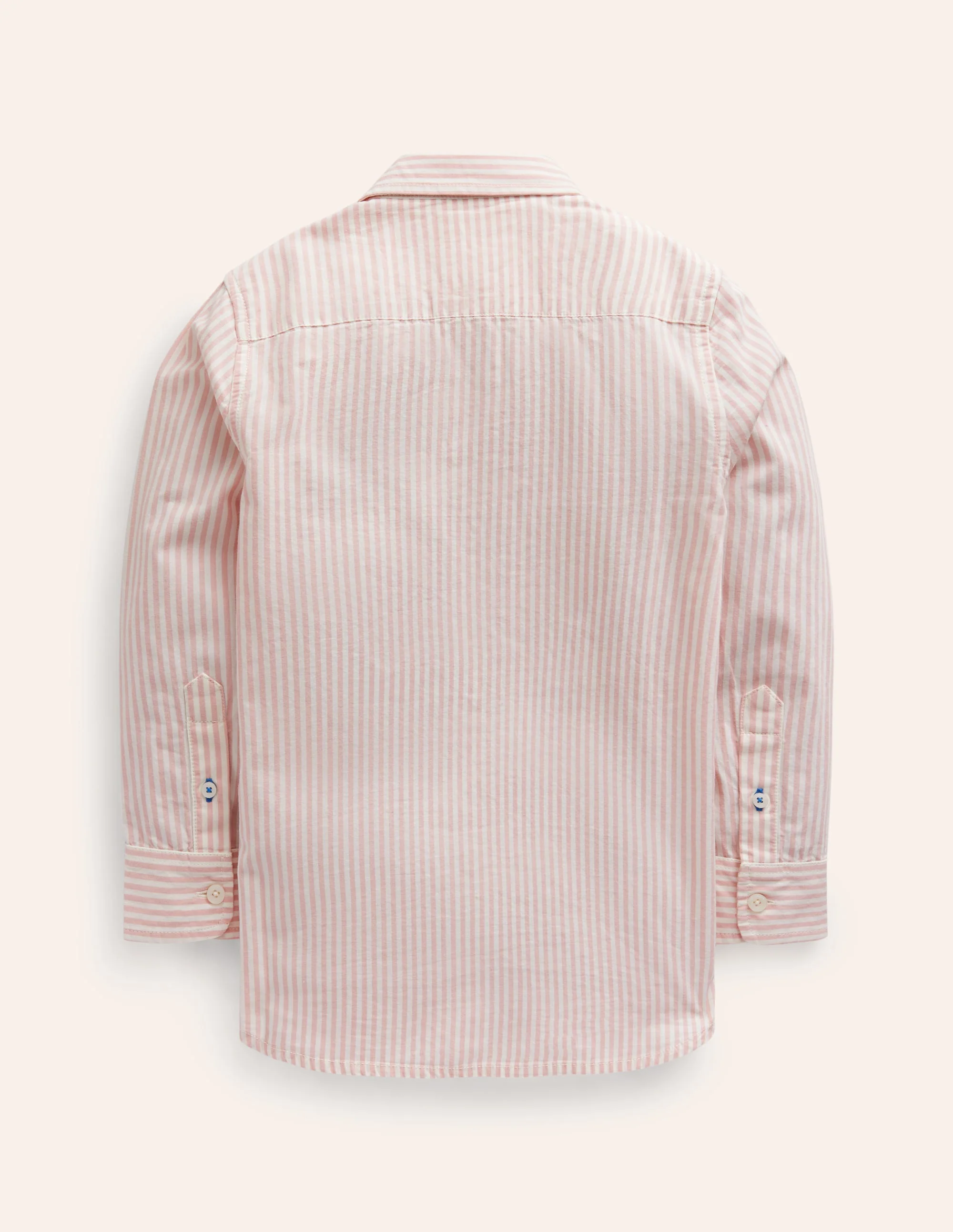 Baumwollhemd-Französisch Pink/Naturweiß gestreift - Image 2